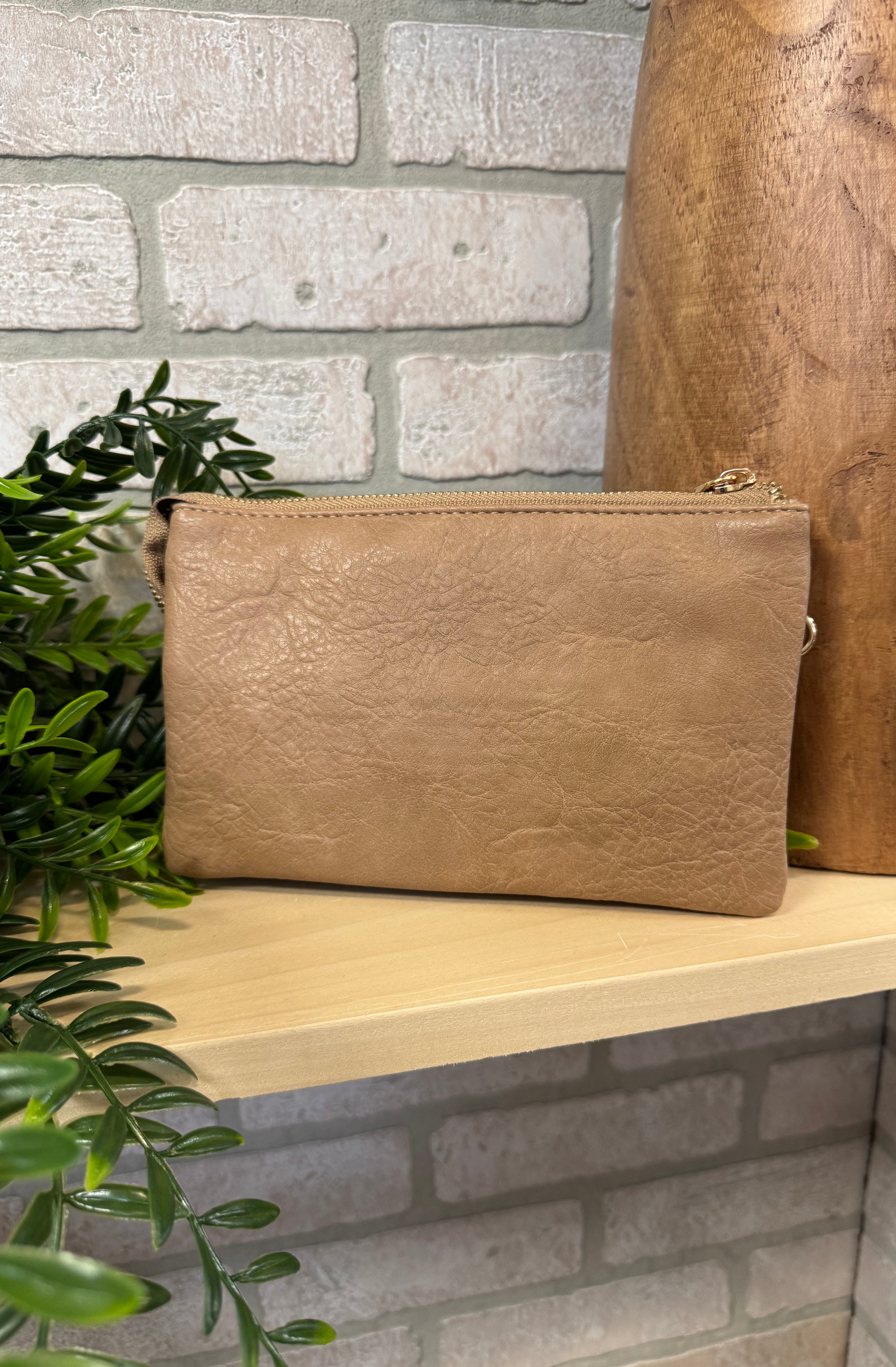 Riley 3 Compartment Crossbody/Wristlet-Crossbody Purses-Jen and Co-The Silo Boutique, Women's Fashion Boutique Located in Warren and Grand Forks North Dakota
