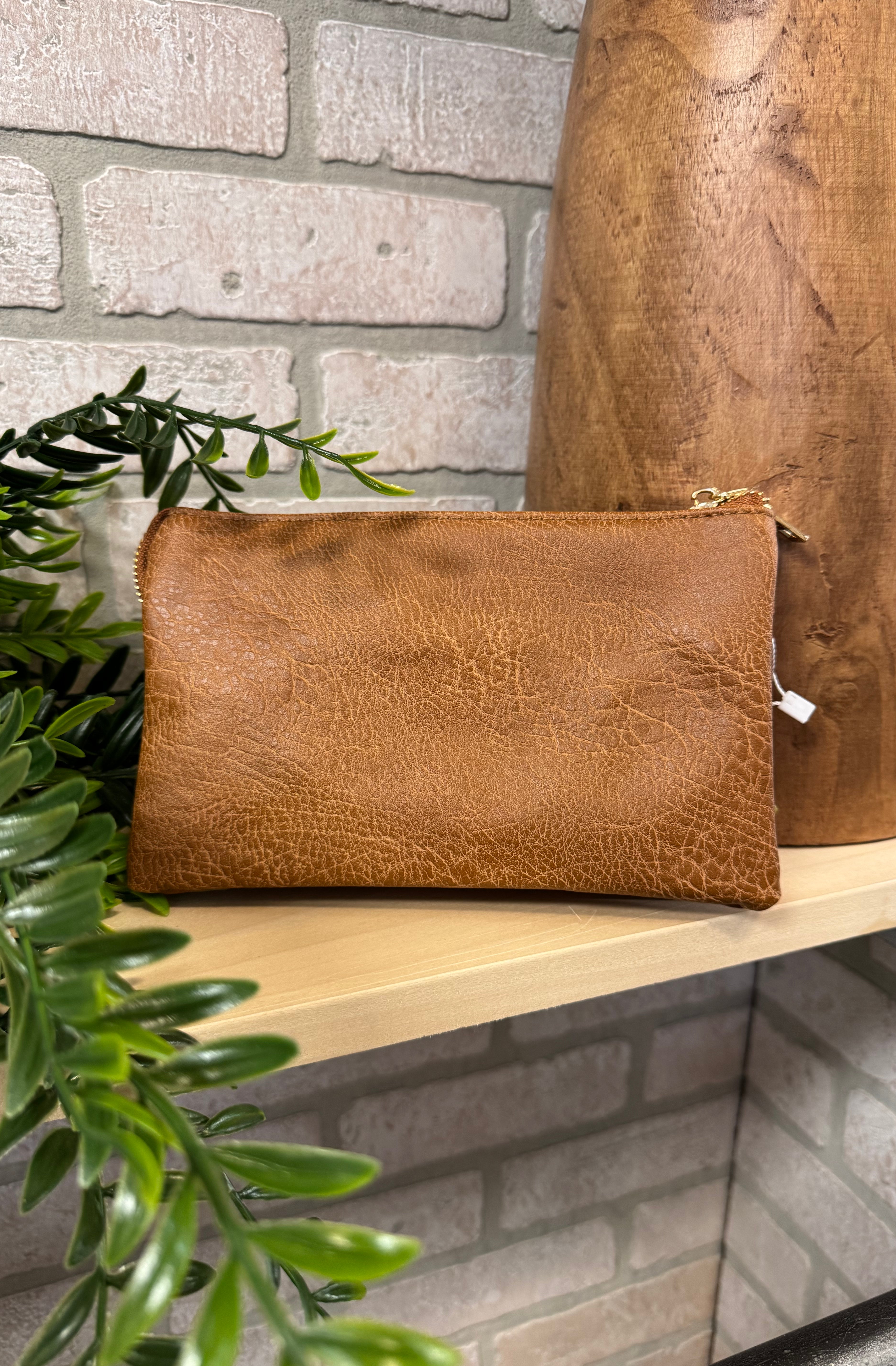 Riley 3 Compartment Crossbody/Wristlet-Crossbody Purses-Jen and Co-The Silo Boutique, Women's Fashion Boutique Located in Warren and Grand Forks North Dakota