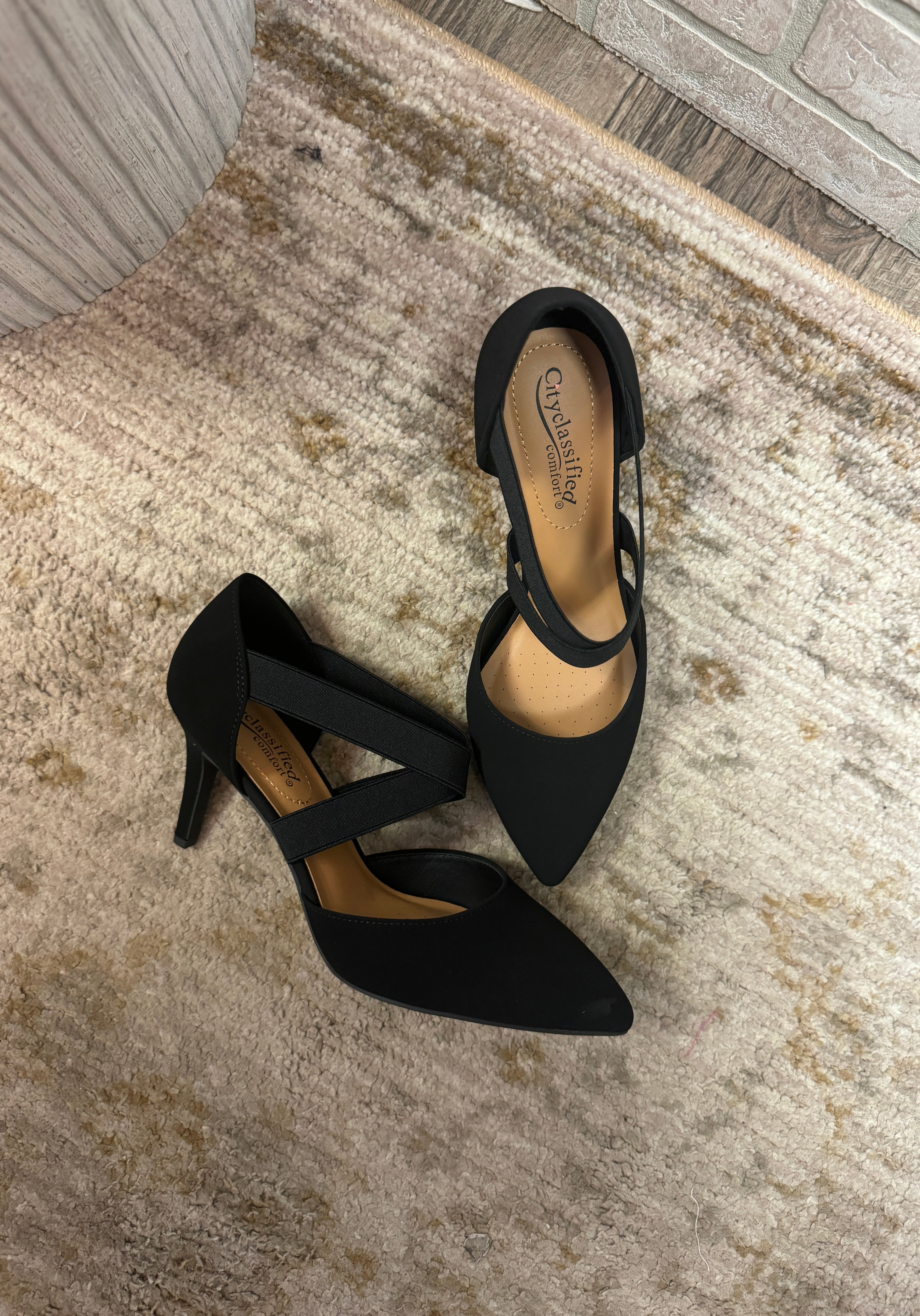 Soda Neal Black Heel Shoe-Final Sale-Heels-soda-The Silo Boutique, Women's Fashion Boutique Located in Warren and Grand Forks North Dakota