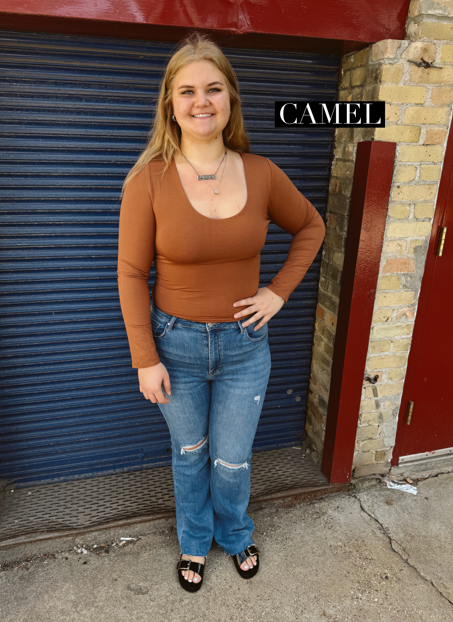 Cool Basic Long Sleeve Top-4 colors-Long Sleeve Tops-be cool-The Silo Boutique, Women's Fashion Boutique Located in Warren and Grand Forks North Dakota
