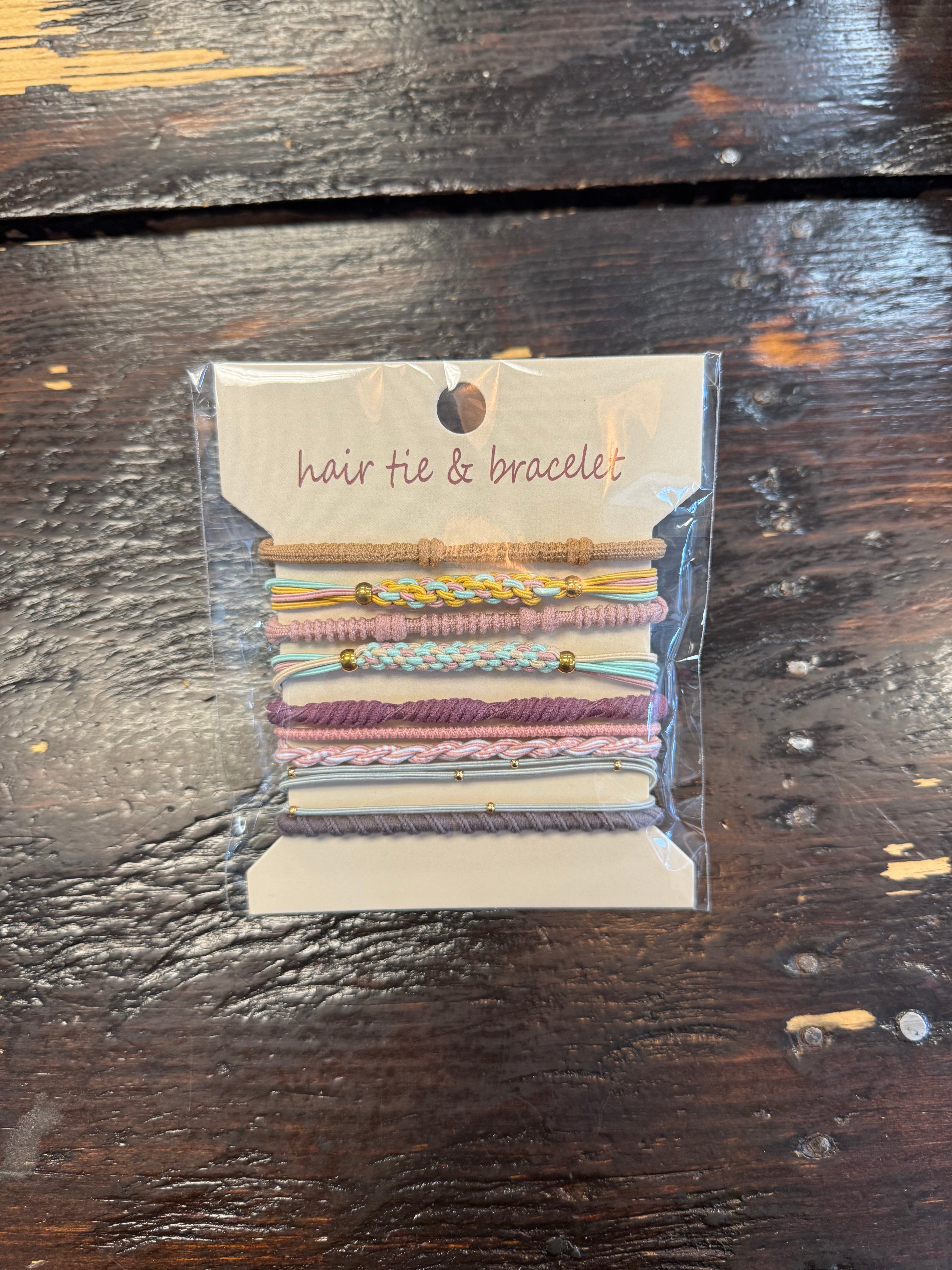 Lynn Hair Ties Bracelet-Bracelets-joss-The Silo Boutique, Women's Fashion Boutique Located in Warren and Grand Forks North Dakota