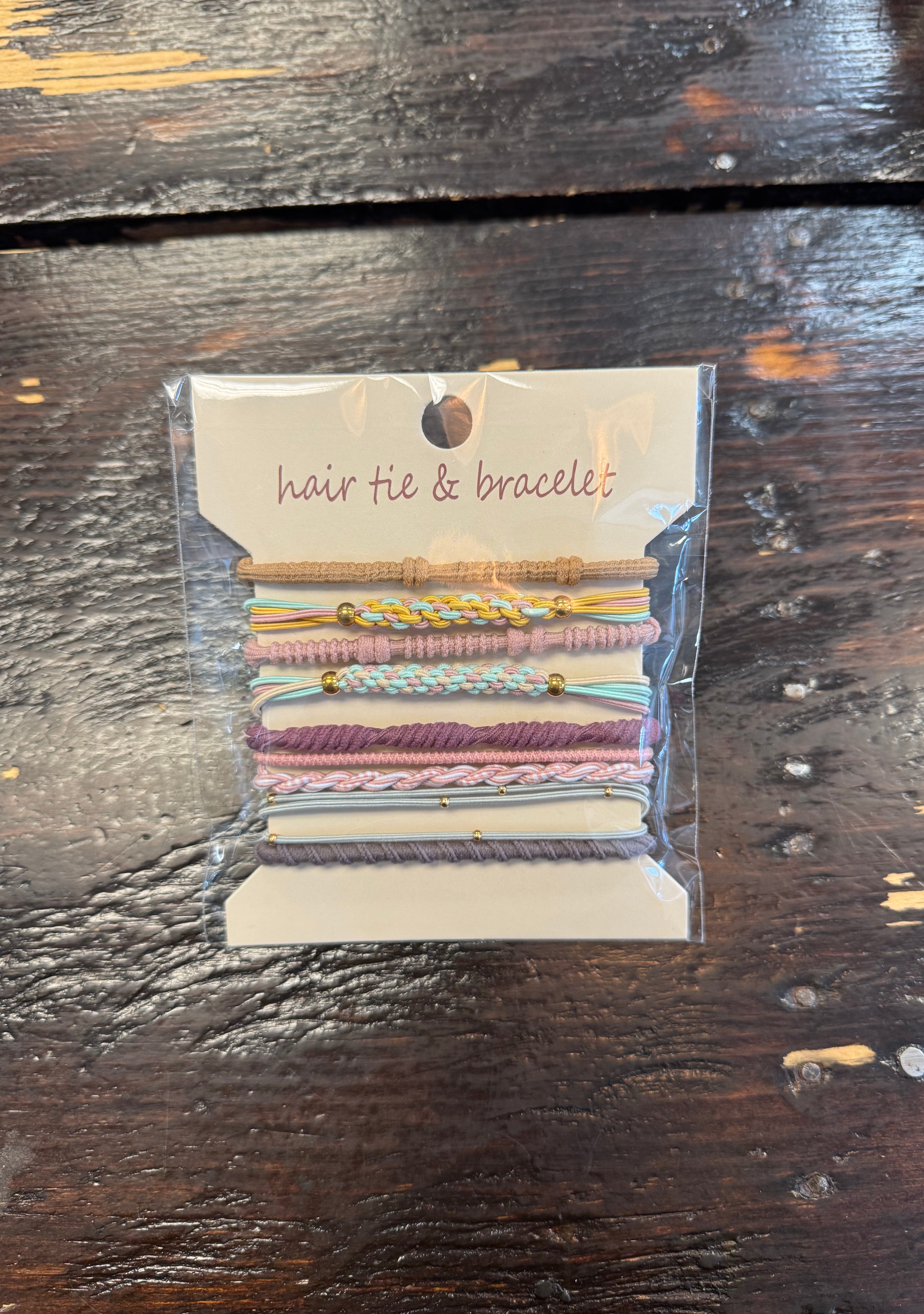 Lynn Hair Ties Bracelet-Bracelets-joss-The Silo Boutique, Women's Fashion Boutique Located in Warren and Grand Forks North Dakota