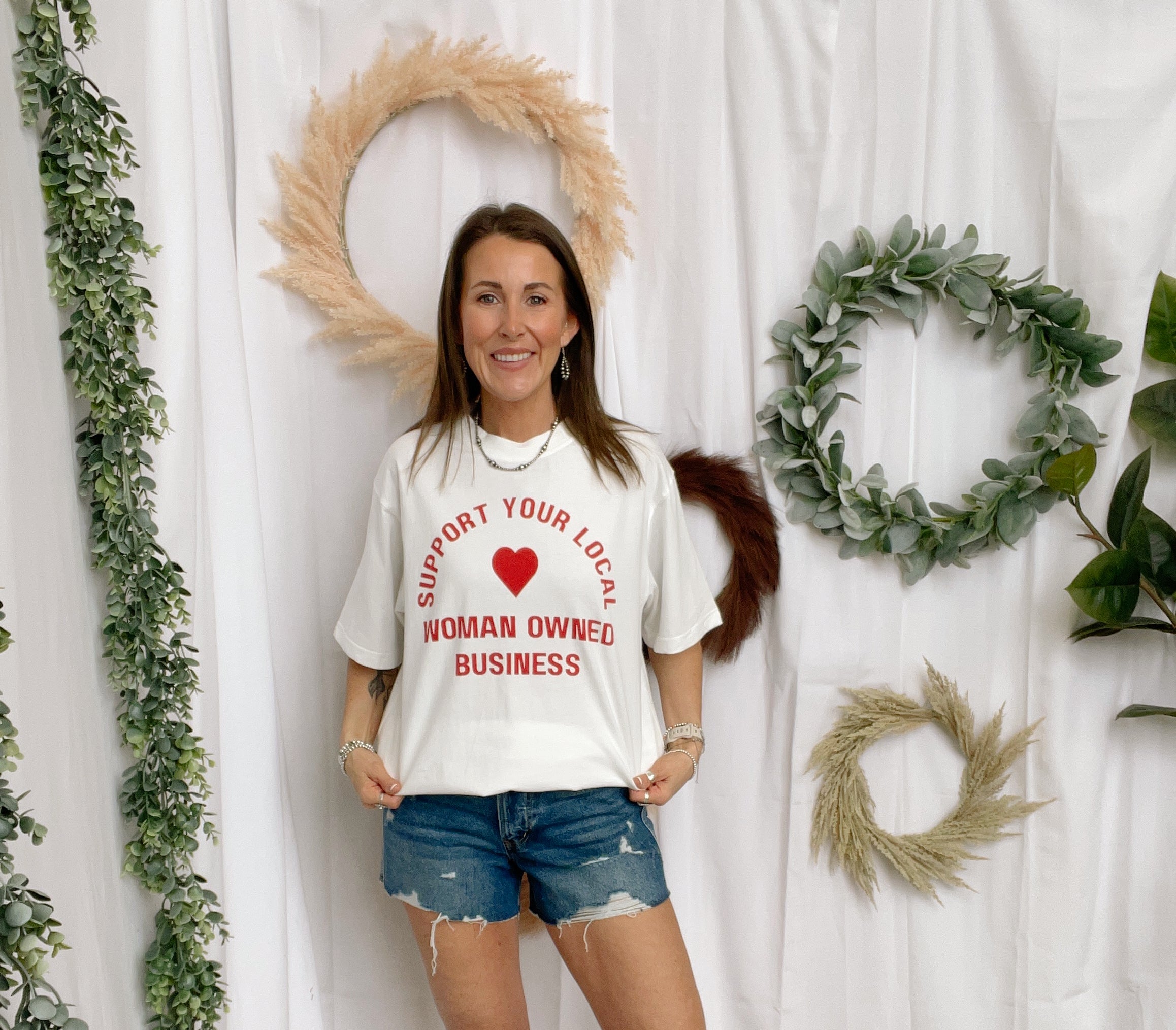 Woman Owned Business Tee-Graphic Tees-panaache-The Silo Boutique, Women's Fashion Boutique Located in Warren and Grand Forks North Dakota