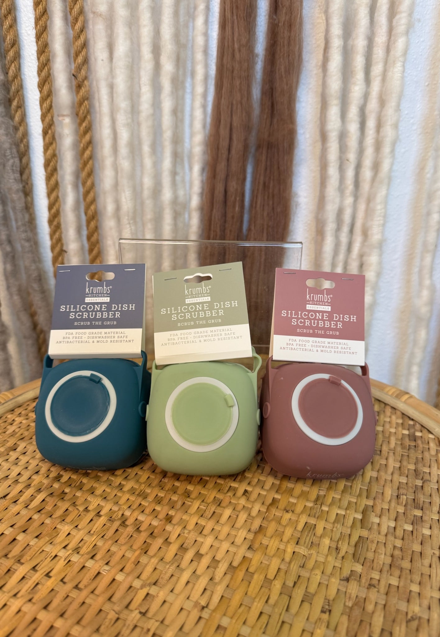 Krumbs Kitchen Silicone Dish Scrubber-Scrubbers-dm-The Silo Boutique, Women's Fashion Boutique Located in Warren and Grand Forks North Dakota