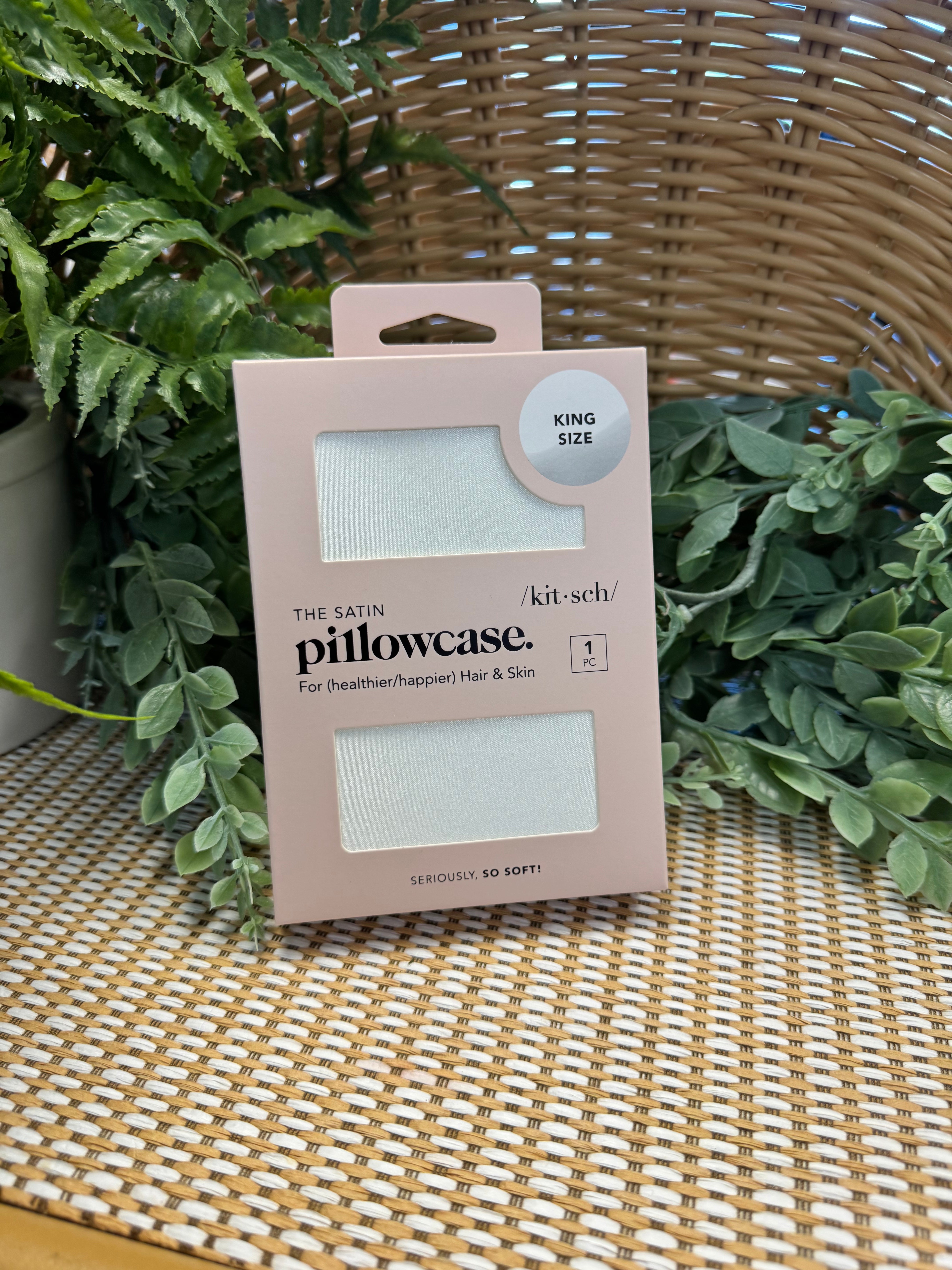 Kitsch Satin King Pillowcase-Beauty-kitsch-The Silo Boutique, Women's Fashion Boutique Located in Warren and Grand Forks North Dakota