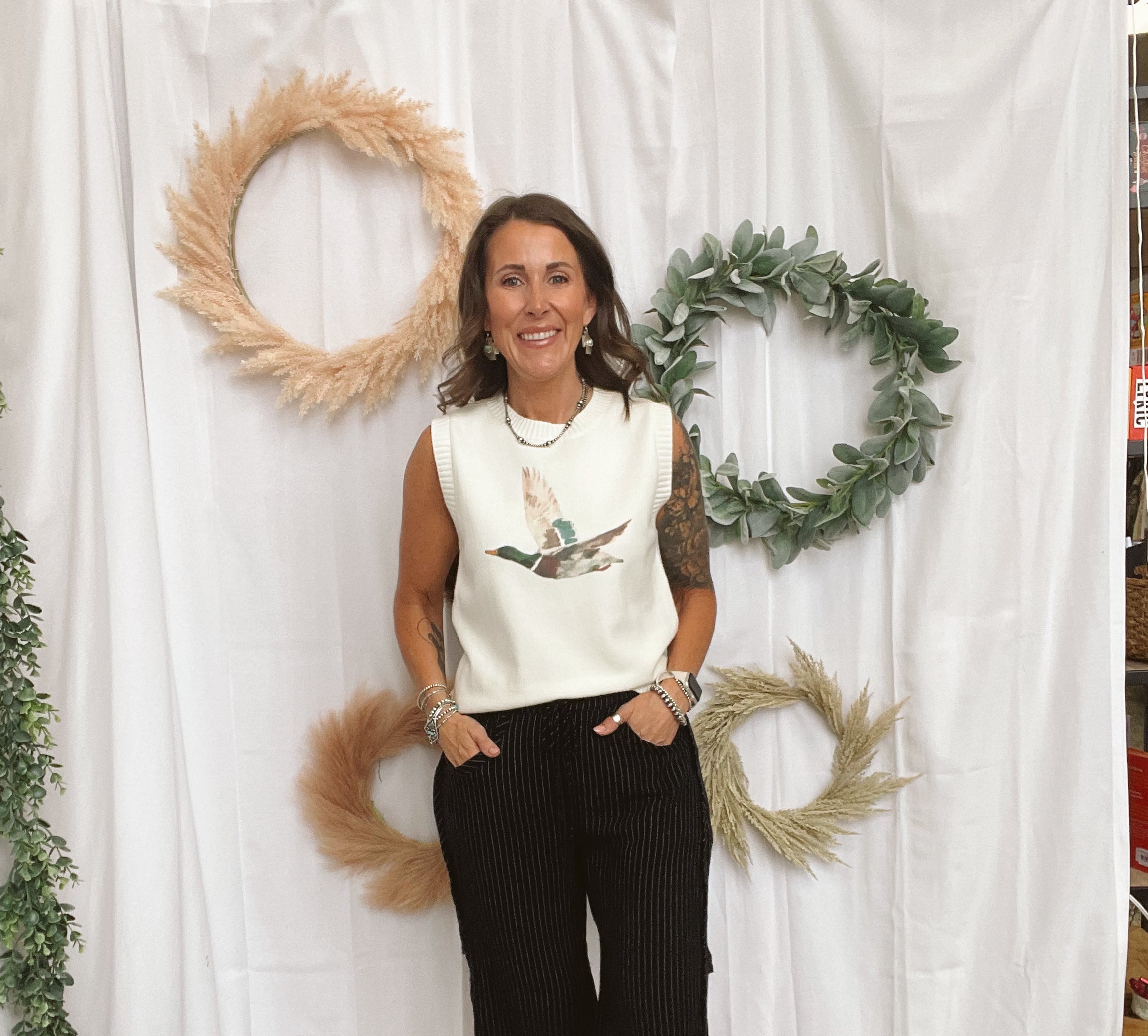 The Lovey Striped Pants-Black-The Silo Boutique-The Silo Boutique, Women's Fashion Boutique Located in Warren and Grand Forks North Dakota