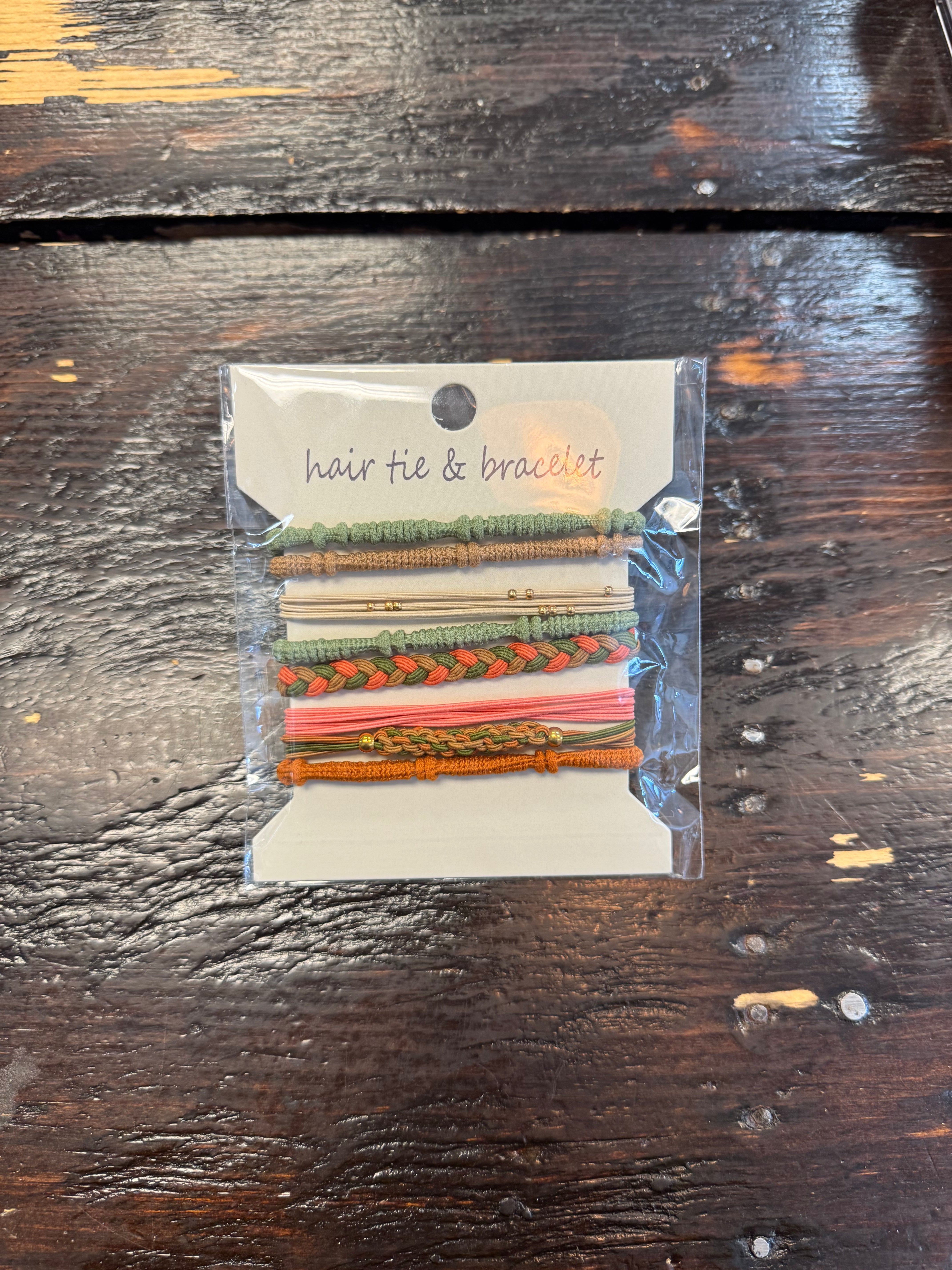 Lynn Hair Ties Bracelet-Bracelets-joss-The Silo Boutique, Women's Fashion Boutique Located in Warren and Grand Forks North Dakota
