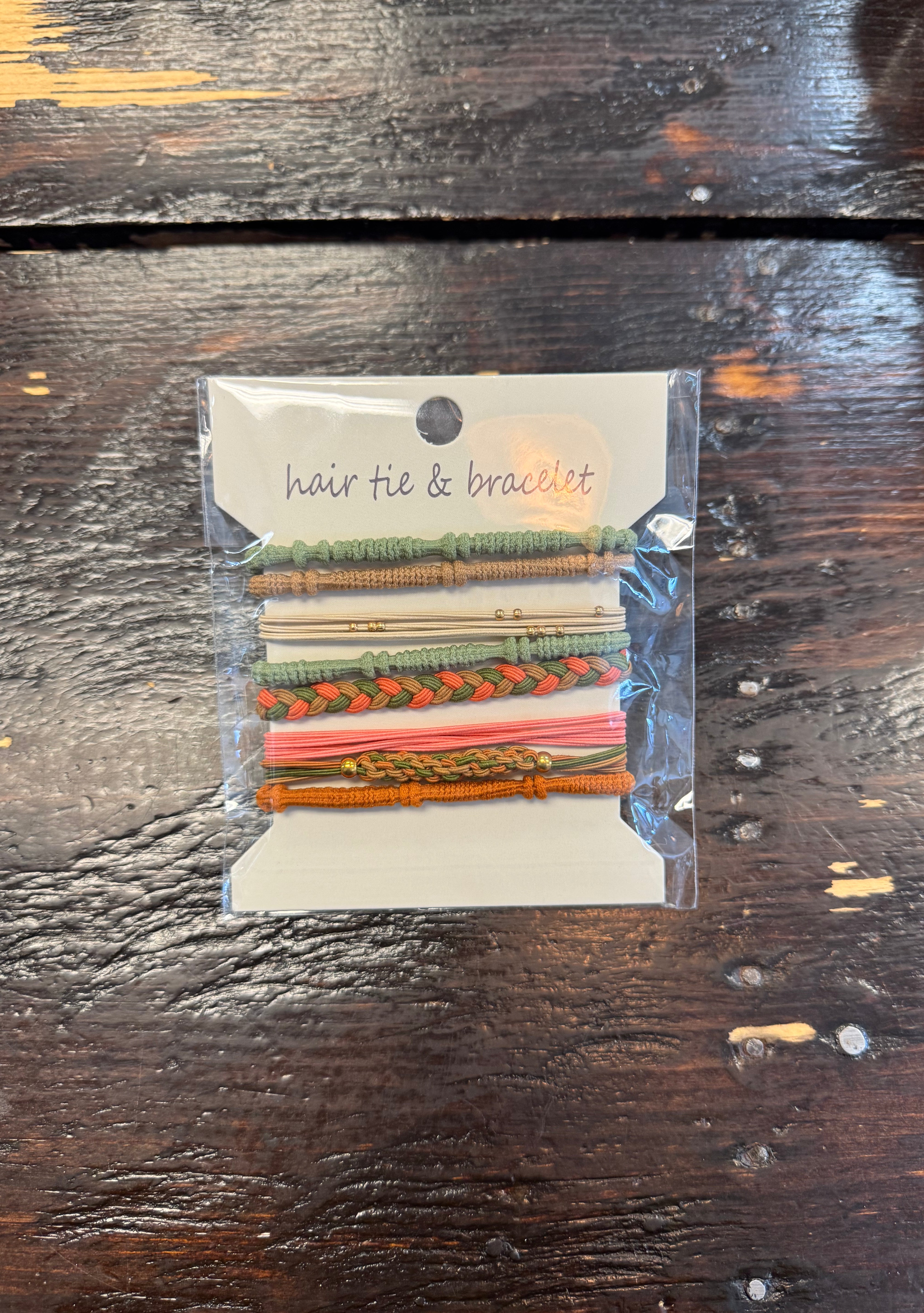 Lynn Hair Ties Bracelet-Bracelets-joss-The Silo Boutique, Women's Fashion Boutique Located in Warren and Grand Forks North Dakota