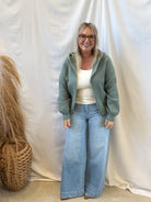 So Soft Oversized Hoodie Sweater-Jade-Sweaters-staccato-The Silo Boutique, Women's Fashion Boutique Located in Warren and Grand Forks North Dakota