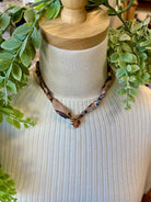 Kenze Scarf Necklace-Necklaces-kenze-The Silo Boutique, Women's Fashion Boutique Located in Warren and Grand Forks North Dakota