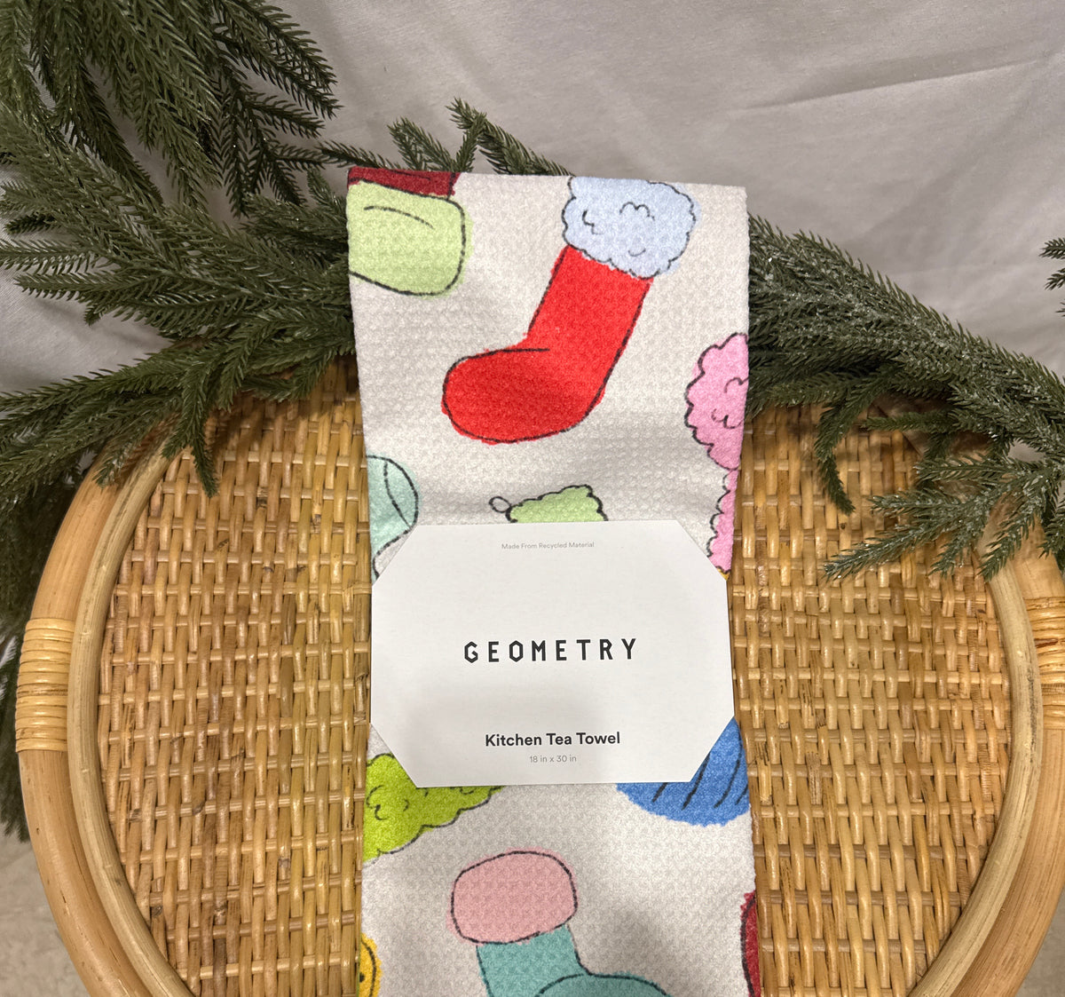 Geometry Tea Towel-dish cloth-geometry-The Silo Boutique, Women's Fashion Boutique Located in Warren and Grand Forks North Dakota