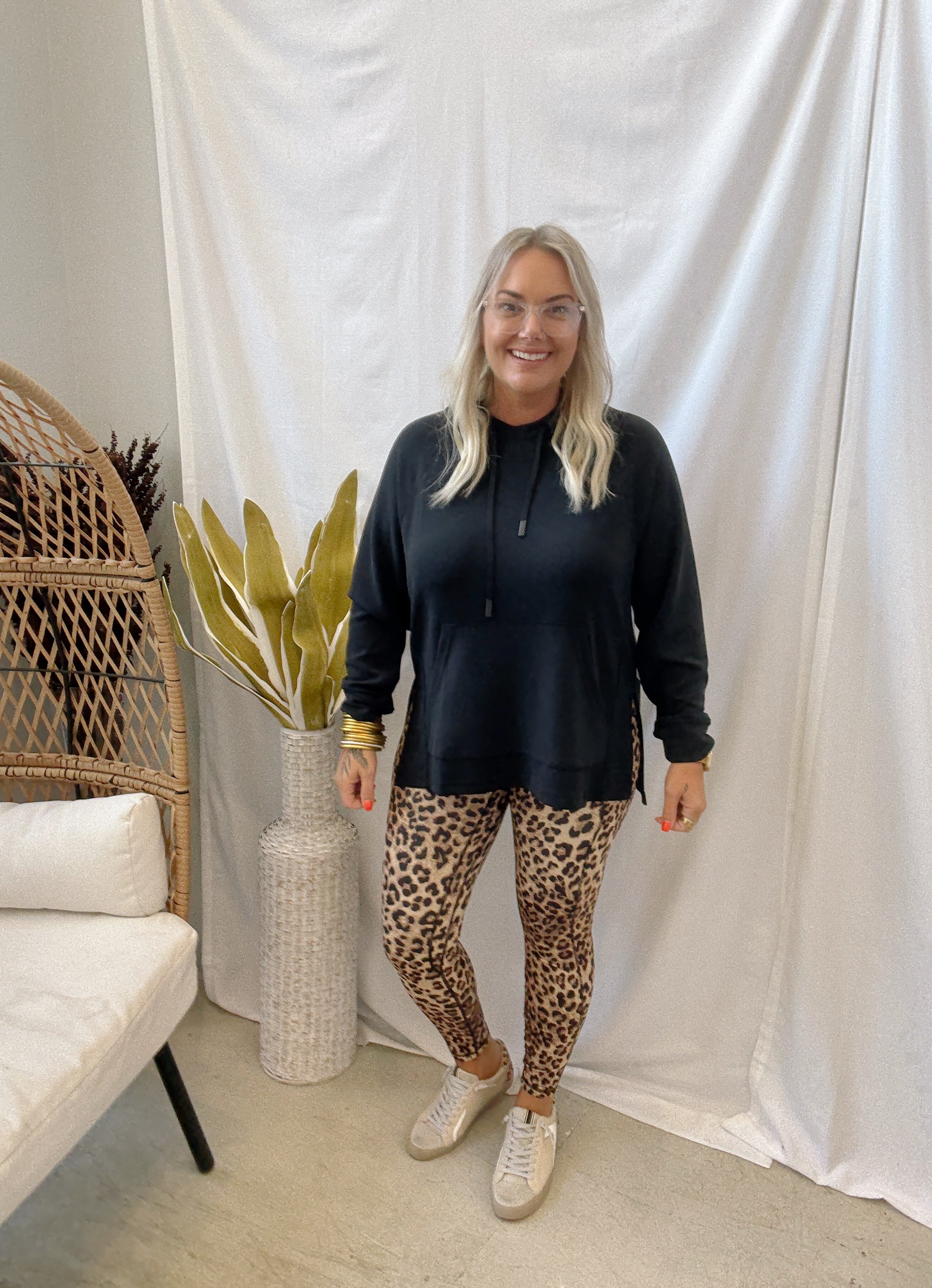 Mono B Long Sleeve Top-Black-Long Sleeve Tops-mono b-The Silo Boutique, Women's Fashion Boutique Located in Warren and Grand Forks North Dakota