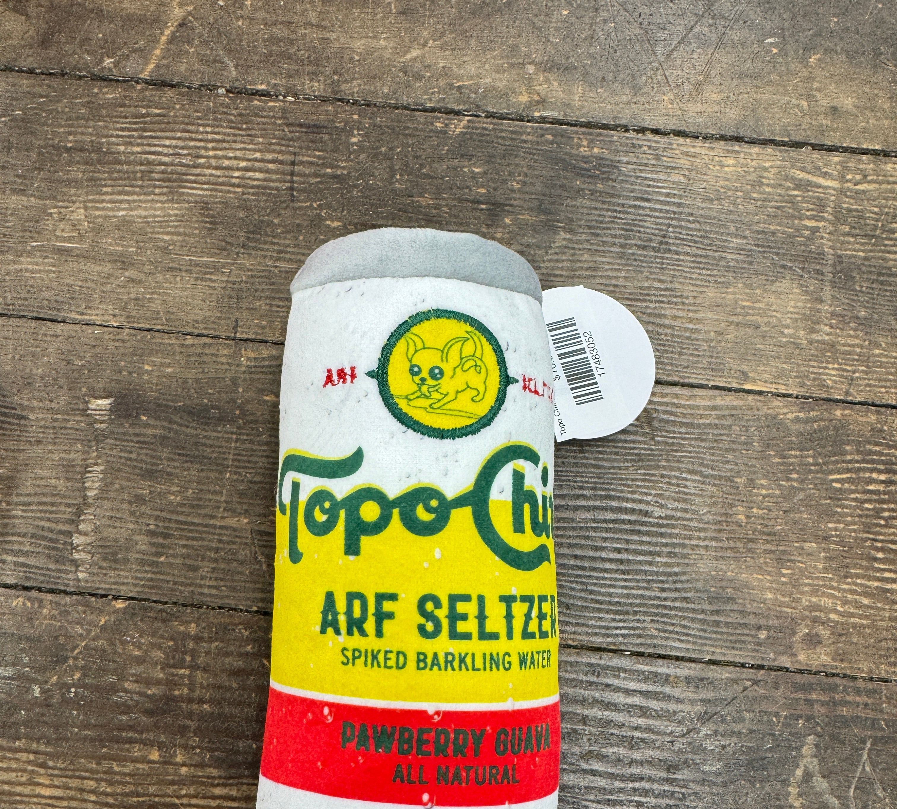 Topo Chiwawa Seltzer Squeaker Dog Toy-Dog Toys-haute diggity-The Silo Boutique, Women's Fashion Boutique Located in Warren and Grand Forks North Dakota