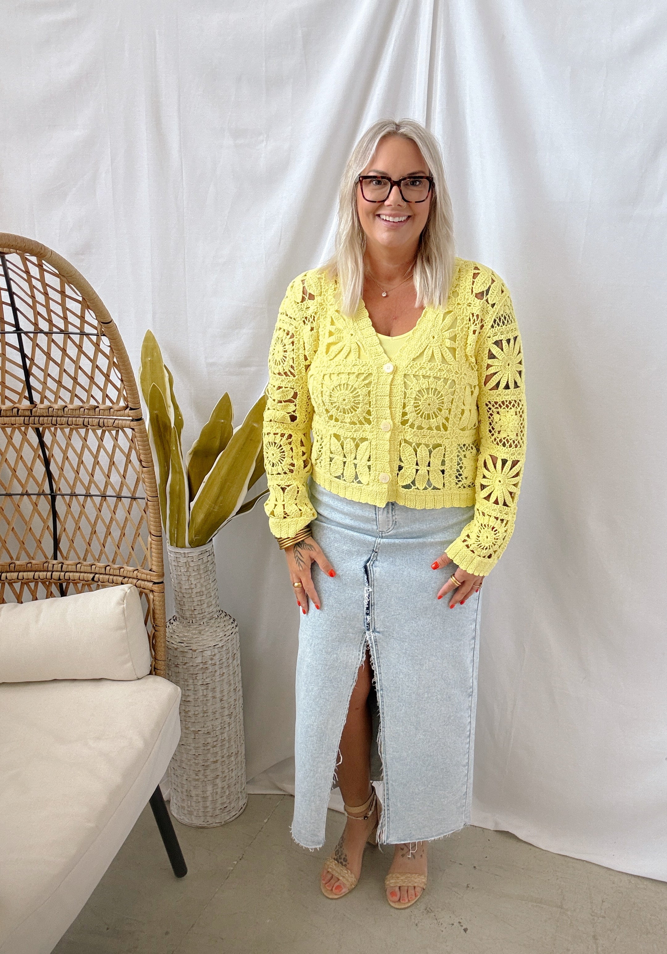 Risen Acid Wash Skirt-Skirts-risen-The Silo Boutique, Women's Fashion Boutique Located in Warren and Grand Forks North Dakota