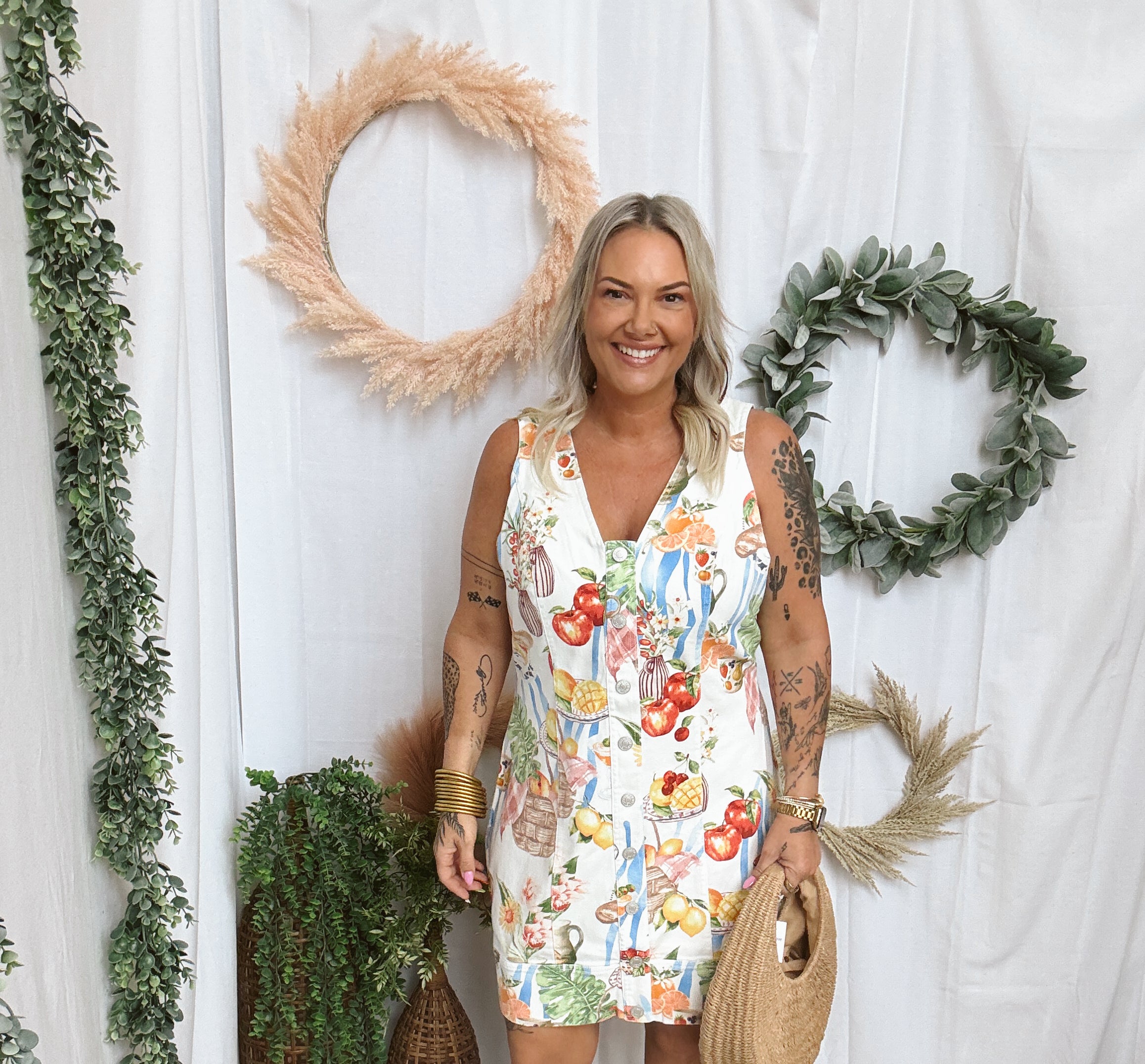 All Things Summer Dress-Dresses-skies are blue-The Silo Boutique, Women's Fashion Boutique Located in Warren and Grand Forks North Dakota