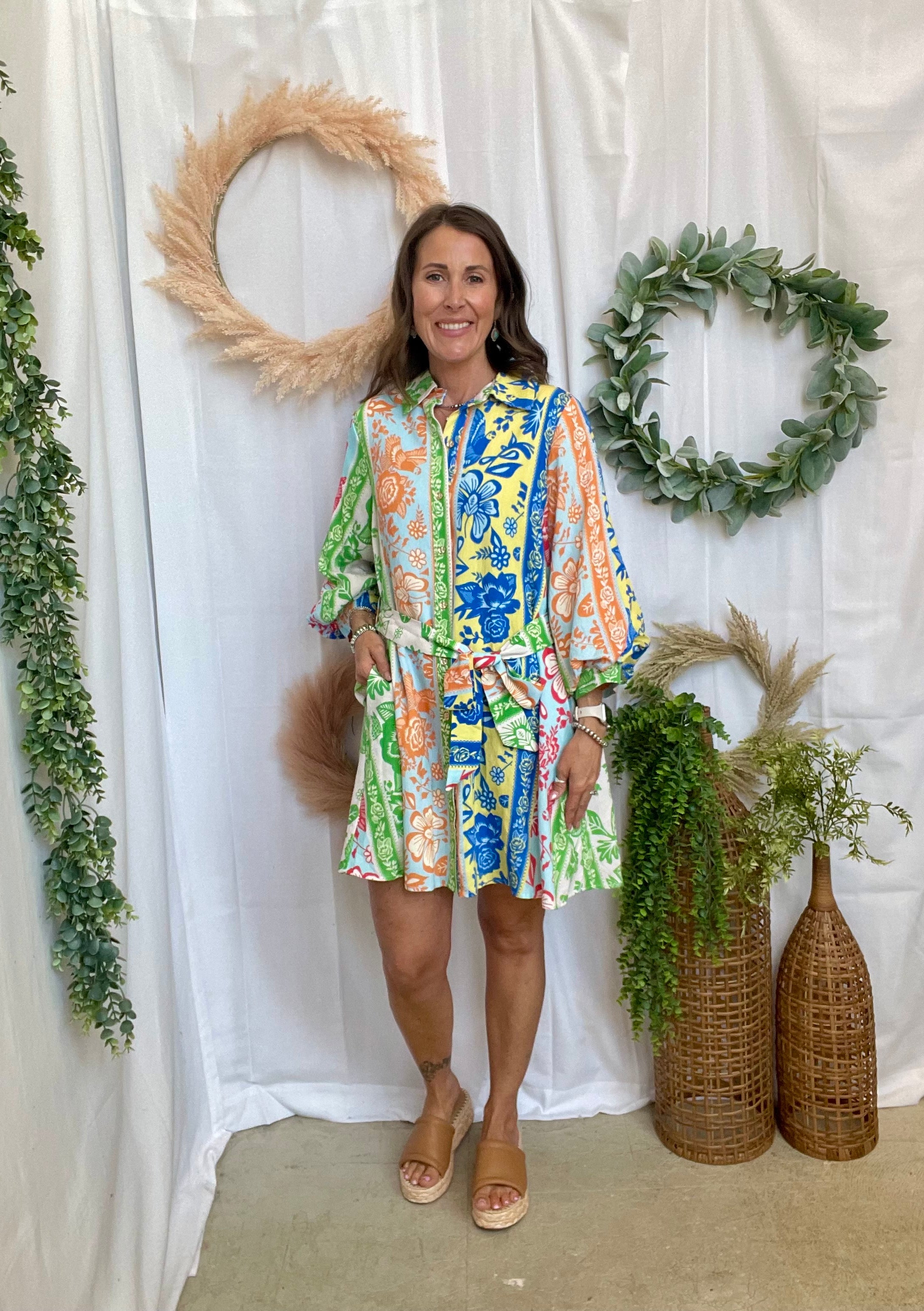 In the Tropics Dress-Dresses-entro-The Silo Boutique, Women's Fashion Boutique Located in Warren and Grand Forks North Dakota