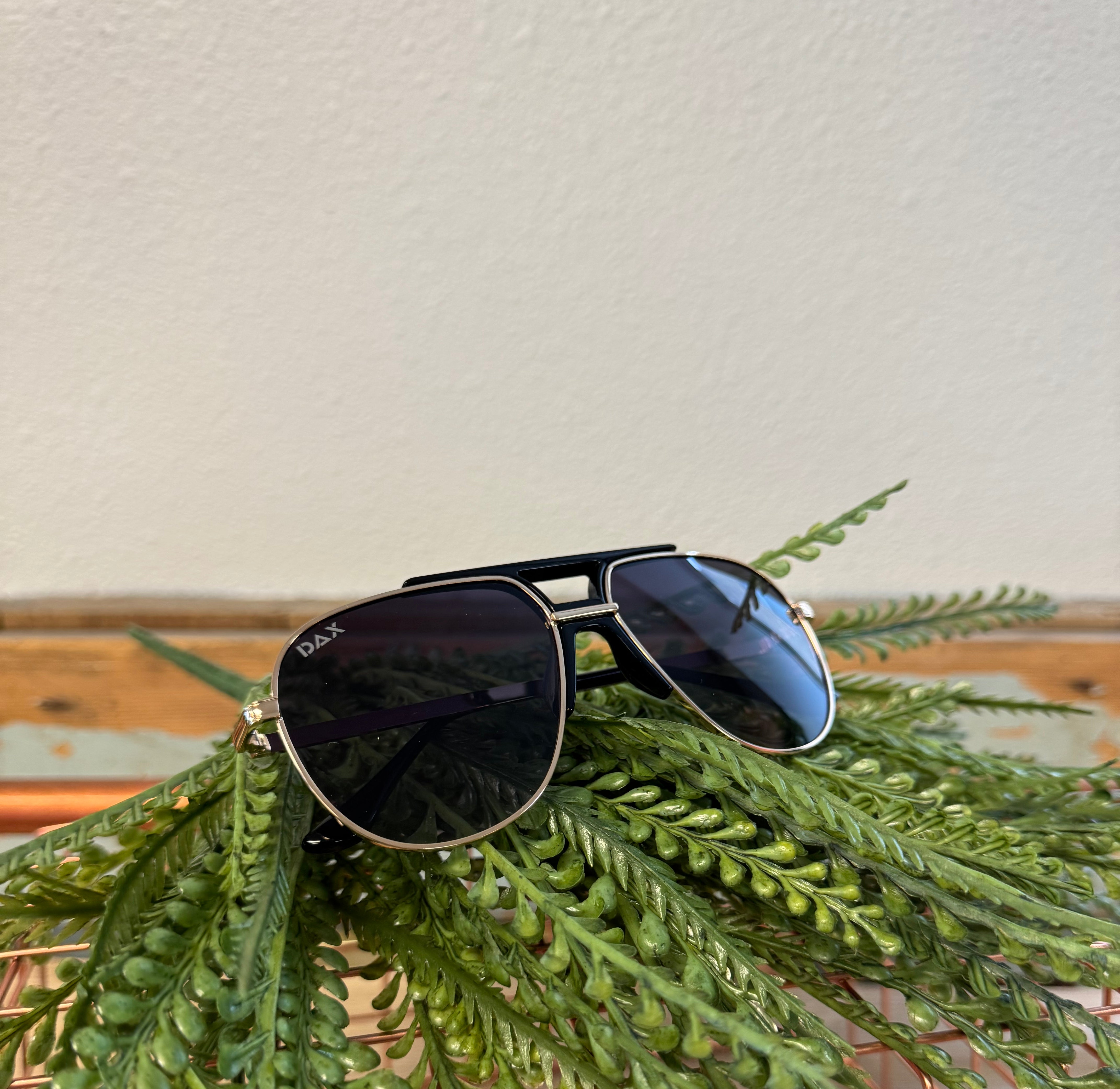 Dax Brooks Black Sunglasses-Sunglasses-dax-The Silo Boutique, Women's Fashion Boutique Located in Warren and Grand Forks North Dakota