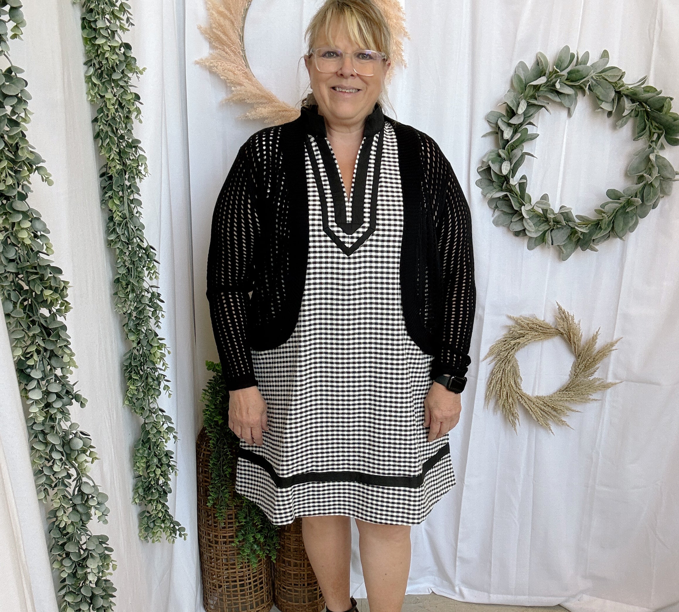 CC Open Knit Cocoon Cardigan-Black-Sweaters-cozy co-The Silo Boutique, Women's Fashion Boutique Located in Warren and Grand Forks North Dakota