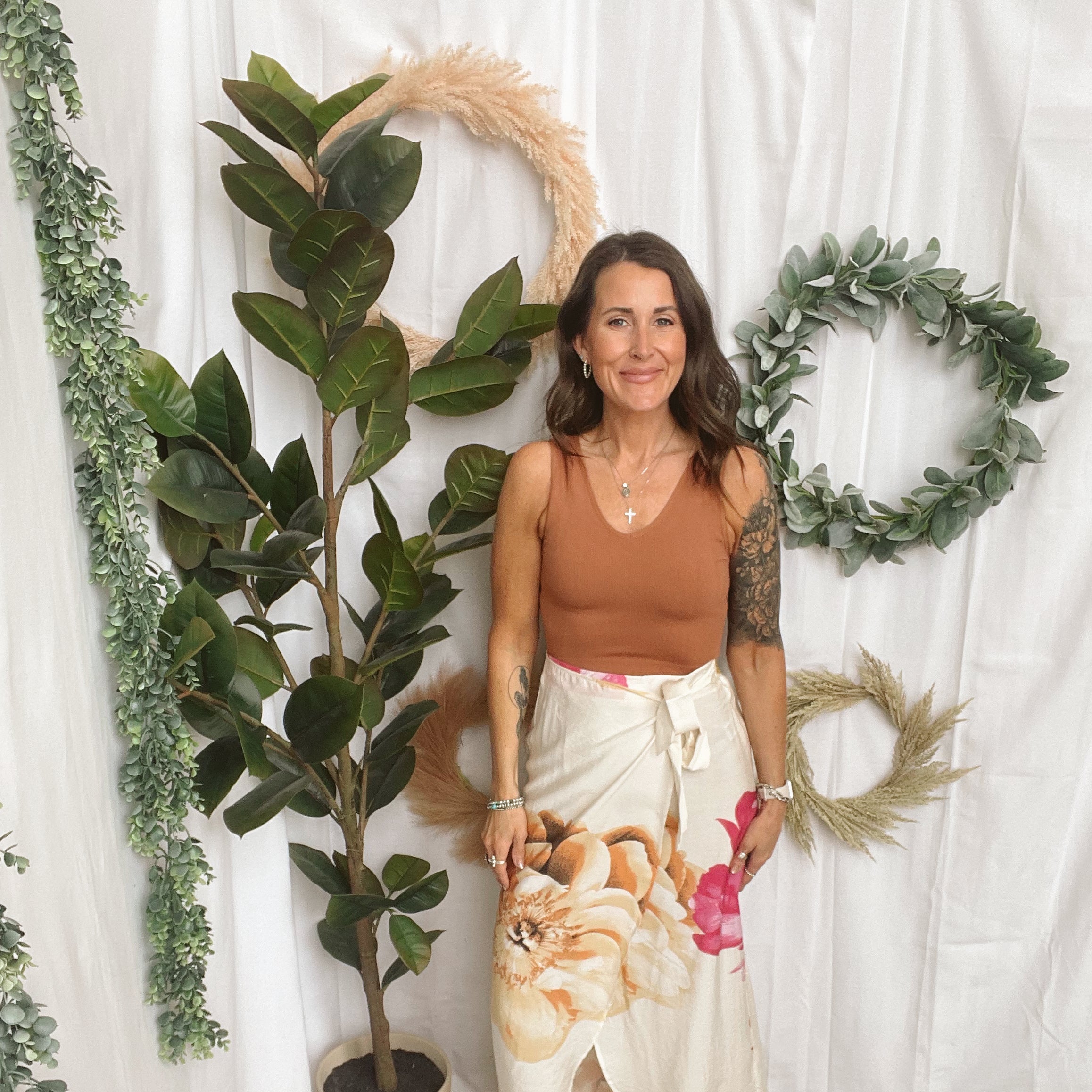 Floral Wrap Maxi Skirt-Pants-cozy co-The Silo Boutique, Women's Fashion Boutique Located in Warren and Grand Forks North Dakota