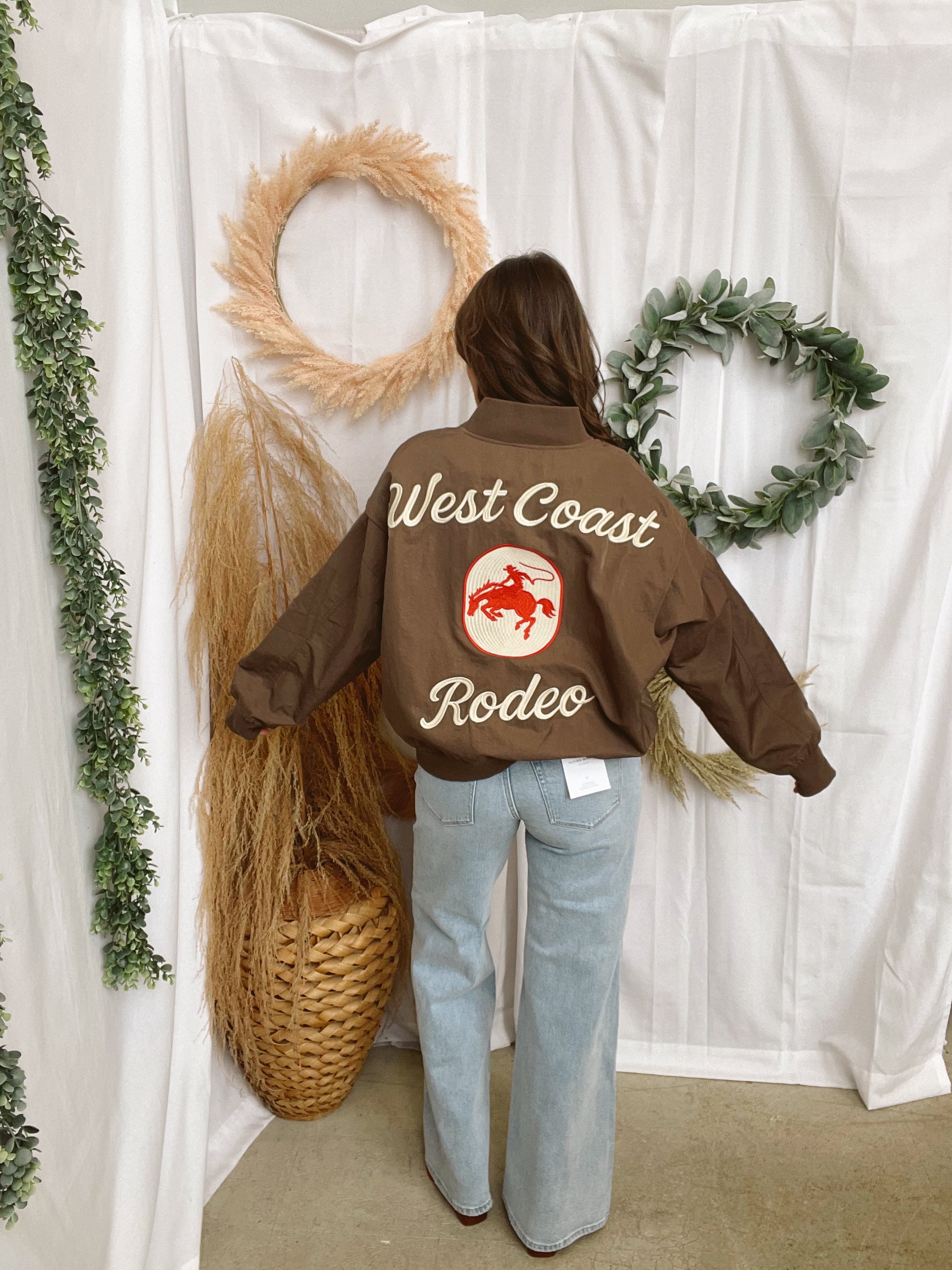 Mocha Mouse Rodeo Jacket-Coats & Jackets-davi-The Silo Boutique, Women's Fashion Boutique Located in Warren and Grand Forks North Dakota