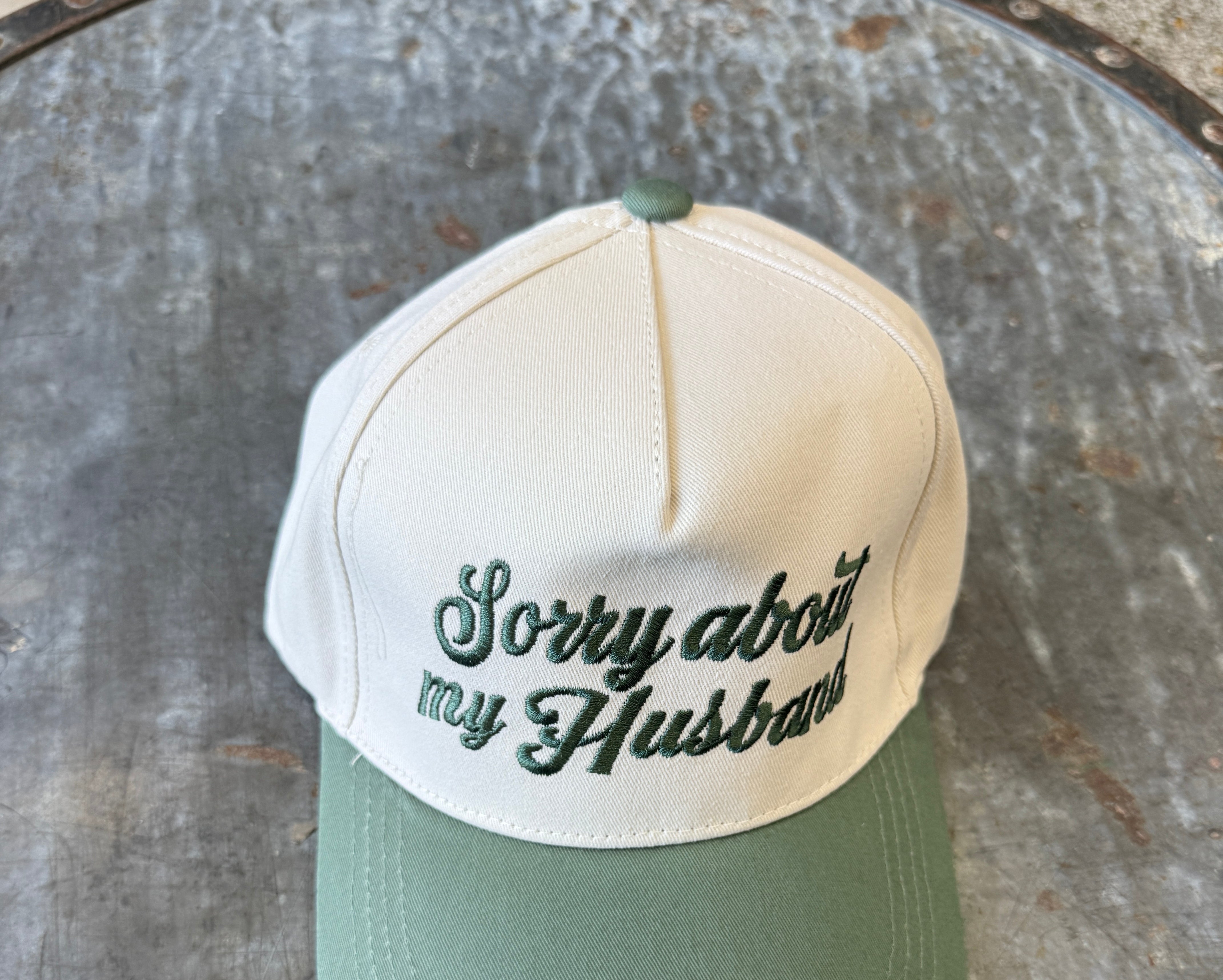 Sorry About My Husband Hat-Hats-Zenana-The Silo Boutique, Women's Fashion Boutique Located in Warren and Grand Forks North Dakota