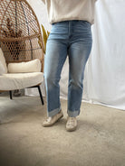 Mica Queen Bee Jeans-Final Sale-Jeans-mica-The Silo Boutique, Women's Fashion Boutique Located in Warren and Grand Forks North Dakota
