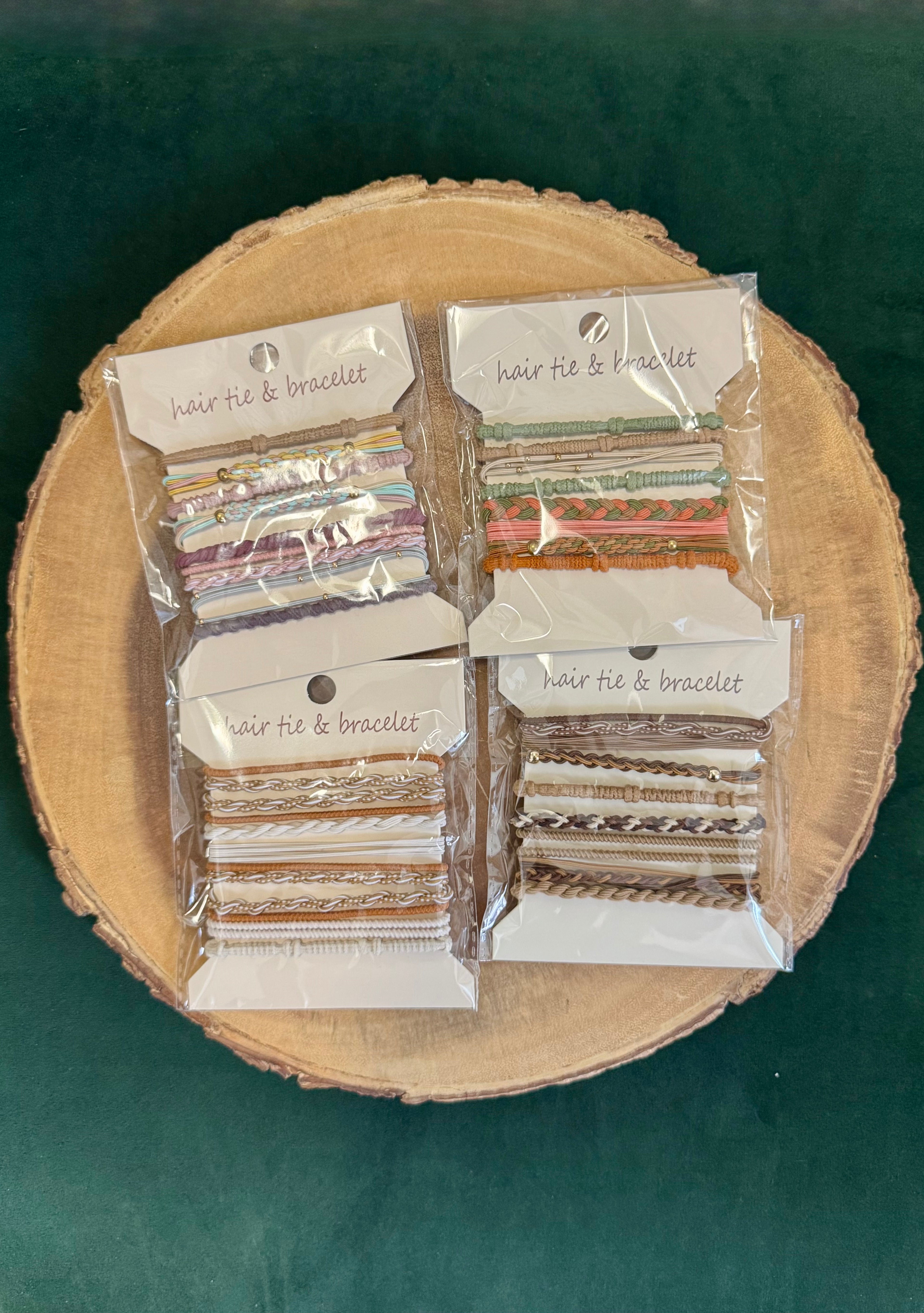 Lynn Hair Ties Bracelet-Bracelets-joss-The Silo Boutique, Women's Fashion Boutique Located in Warren and Grand Forks North Dakota