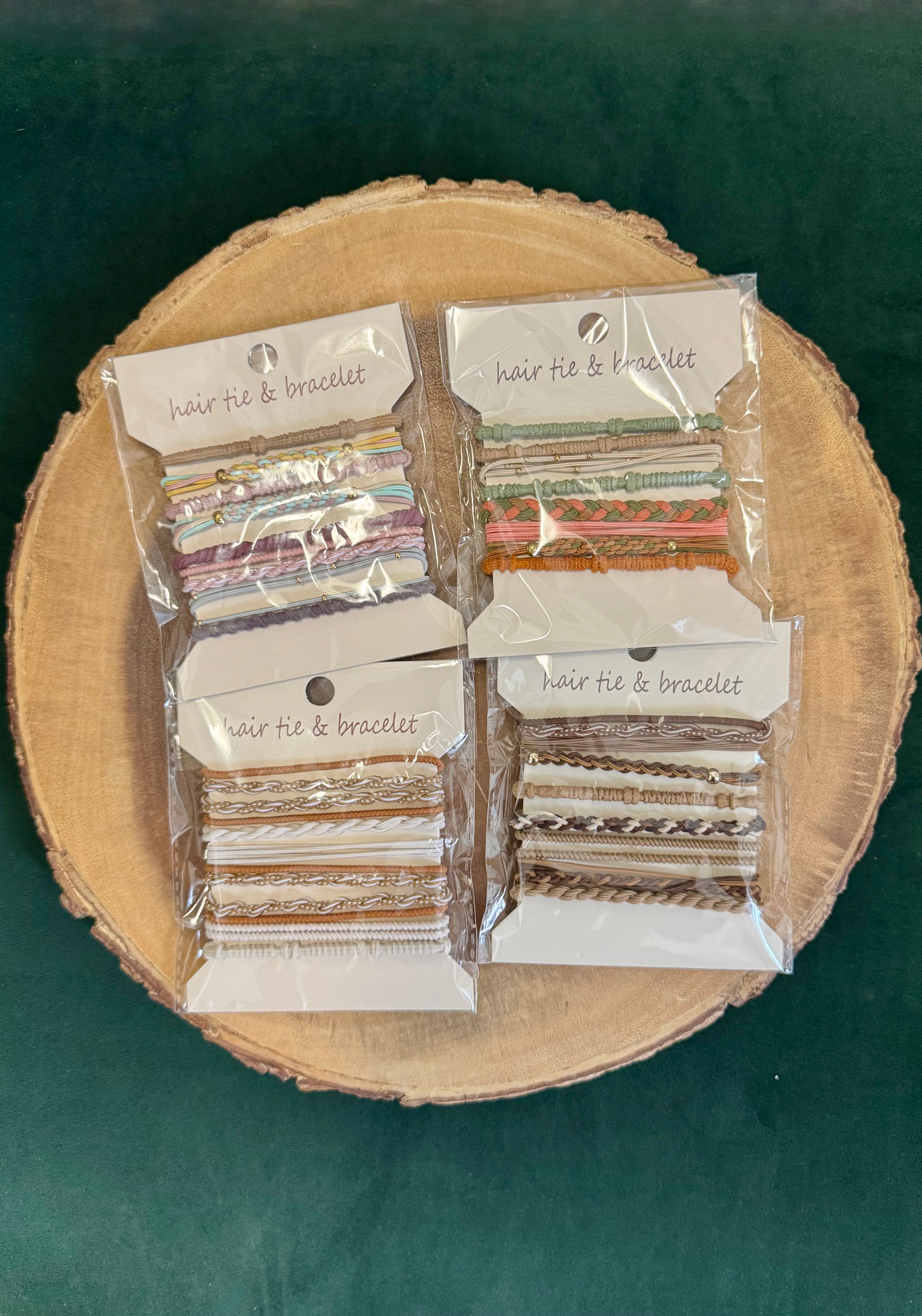 Lynn Hair Ties Bracelet-Bracelets-joss-The Silo Boutique, Women's Fashion Boutique Located in Warren and Grand Forks North Dakota