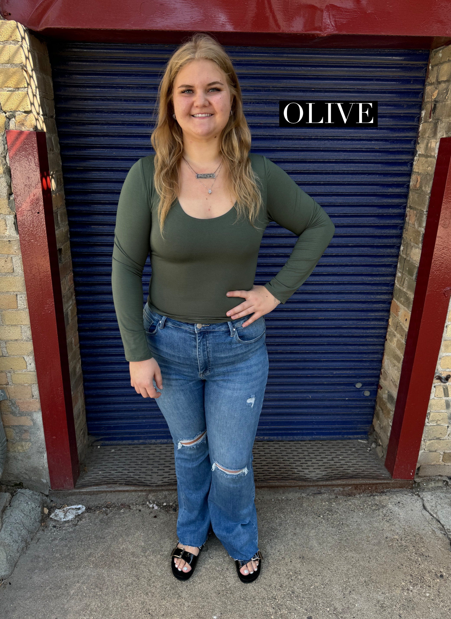 Cool Basic Long Sleeve Top-4 colors-Long Sleeve Tops-be cool-The Silo Boutique, Women's Fashion Boutique Located in Warren and Grand Forks North Dakota