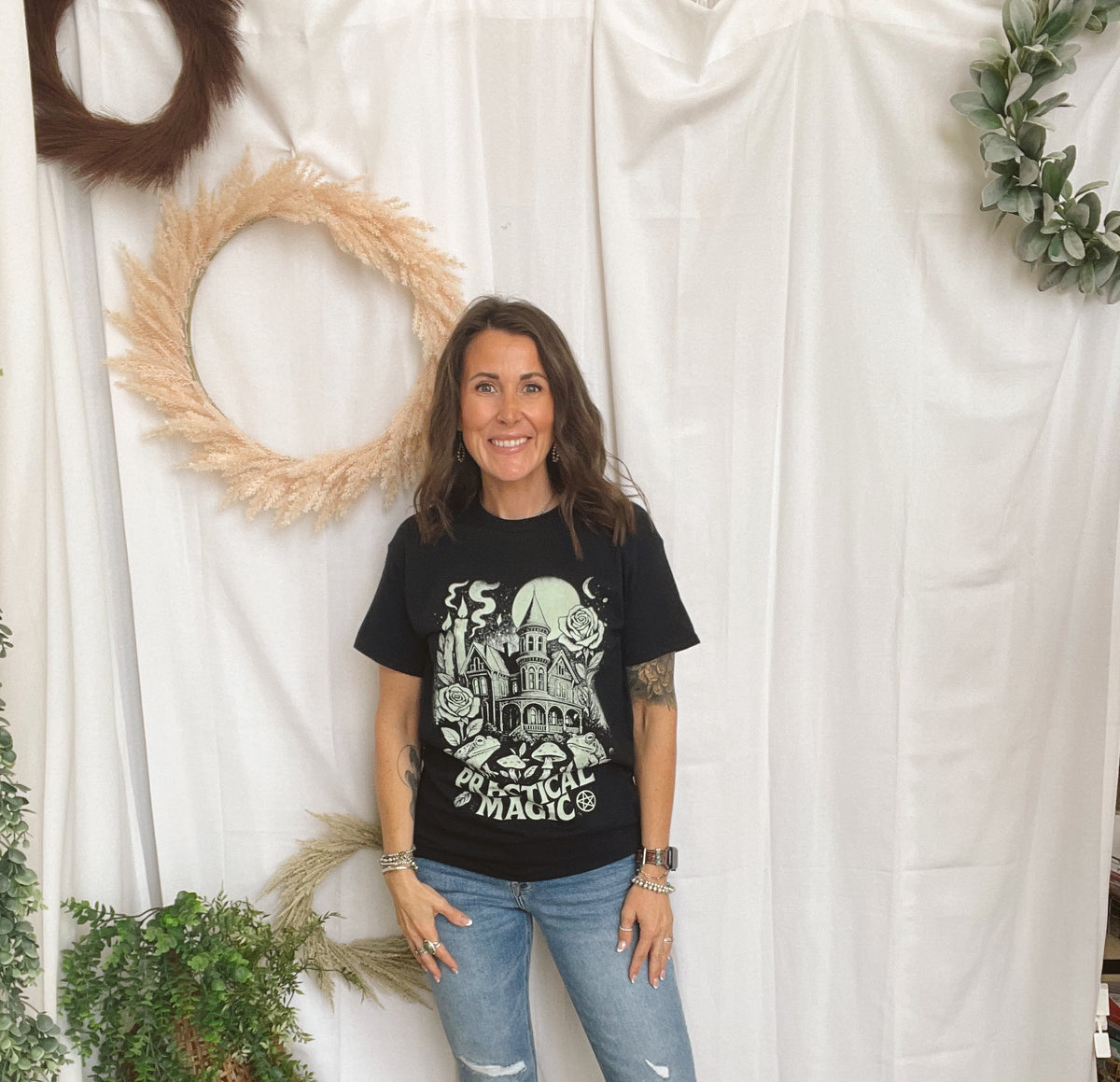 Practical Magic Graphic Tee-Graphic Tees-faire-The Silo Boutique, Women's Fashion Boutique Located in Warren and Grand Forks North Dakota