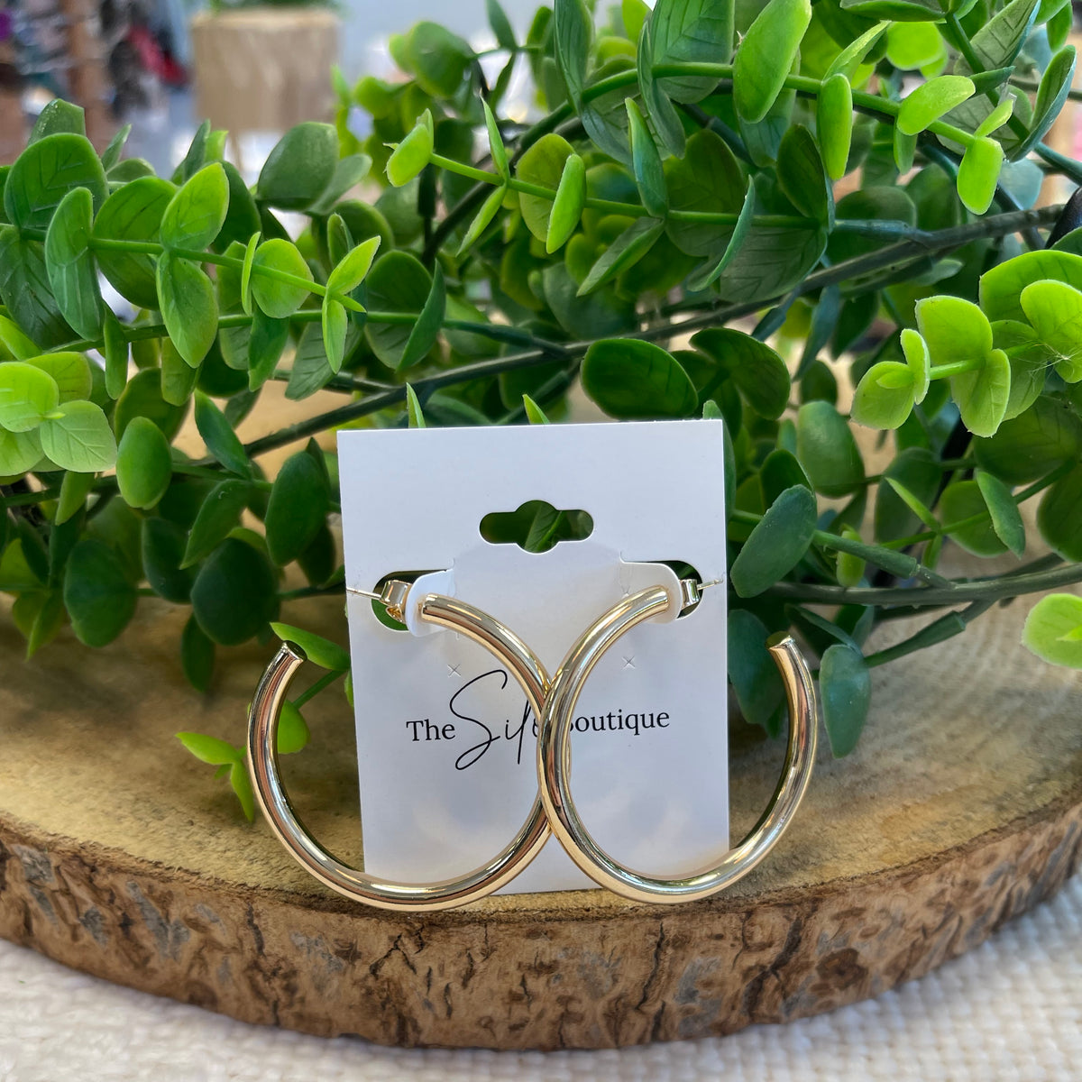 Thick 2.0 Gold Hoop Earrings-Earrings-Fame-The Silo Boutique, Women's Fashion Boutique Located in Warren and Grand Forks North Dakota