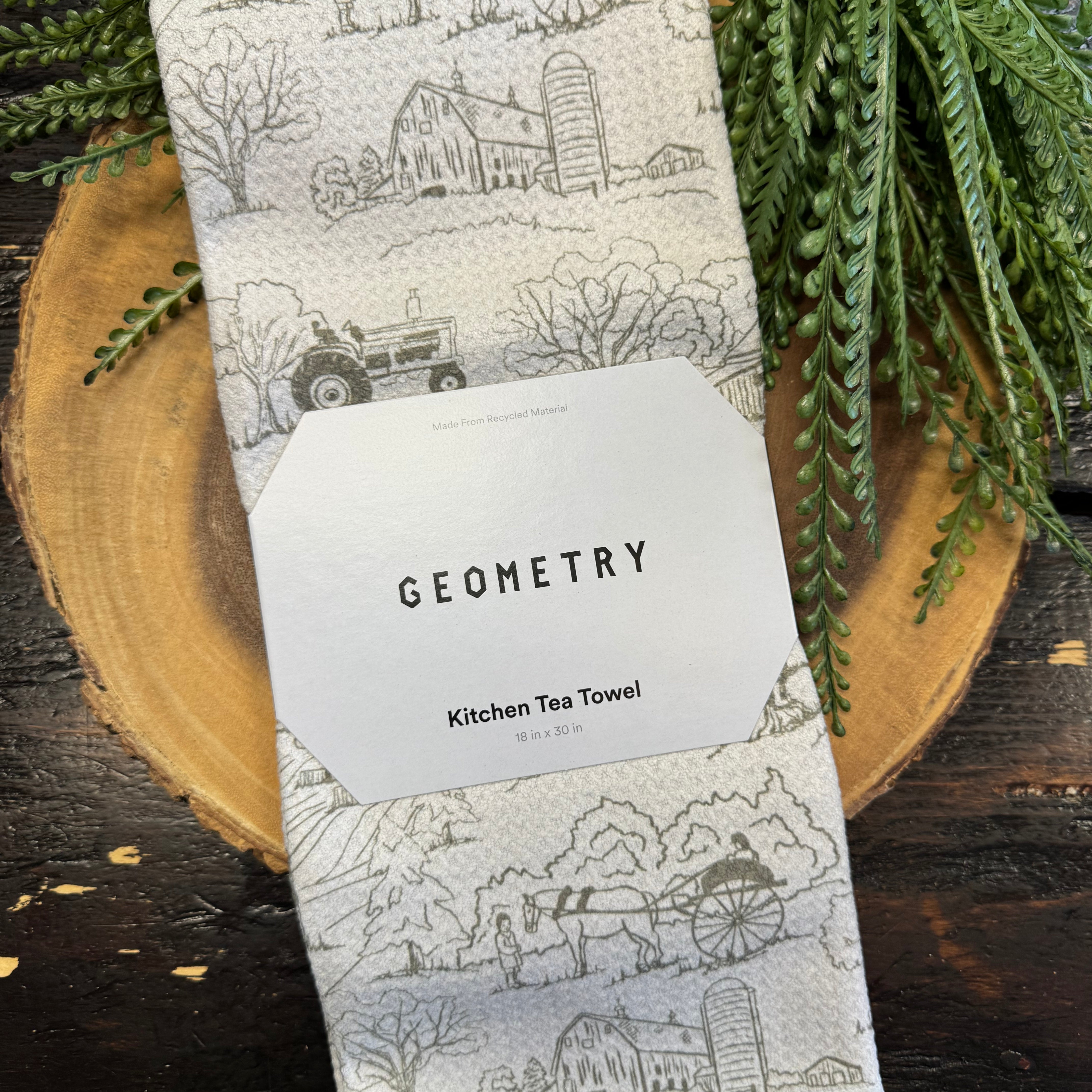 Geometry Tea Towel-dish cloth-geometry-The Silo Boutique, Women's Fashion Boutique Located in Warren and Grand Forks North Dakota