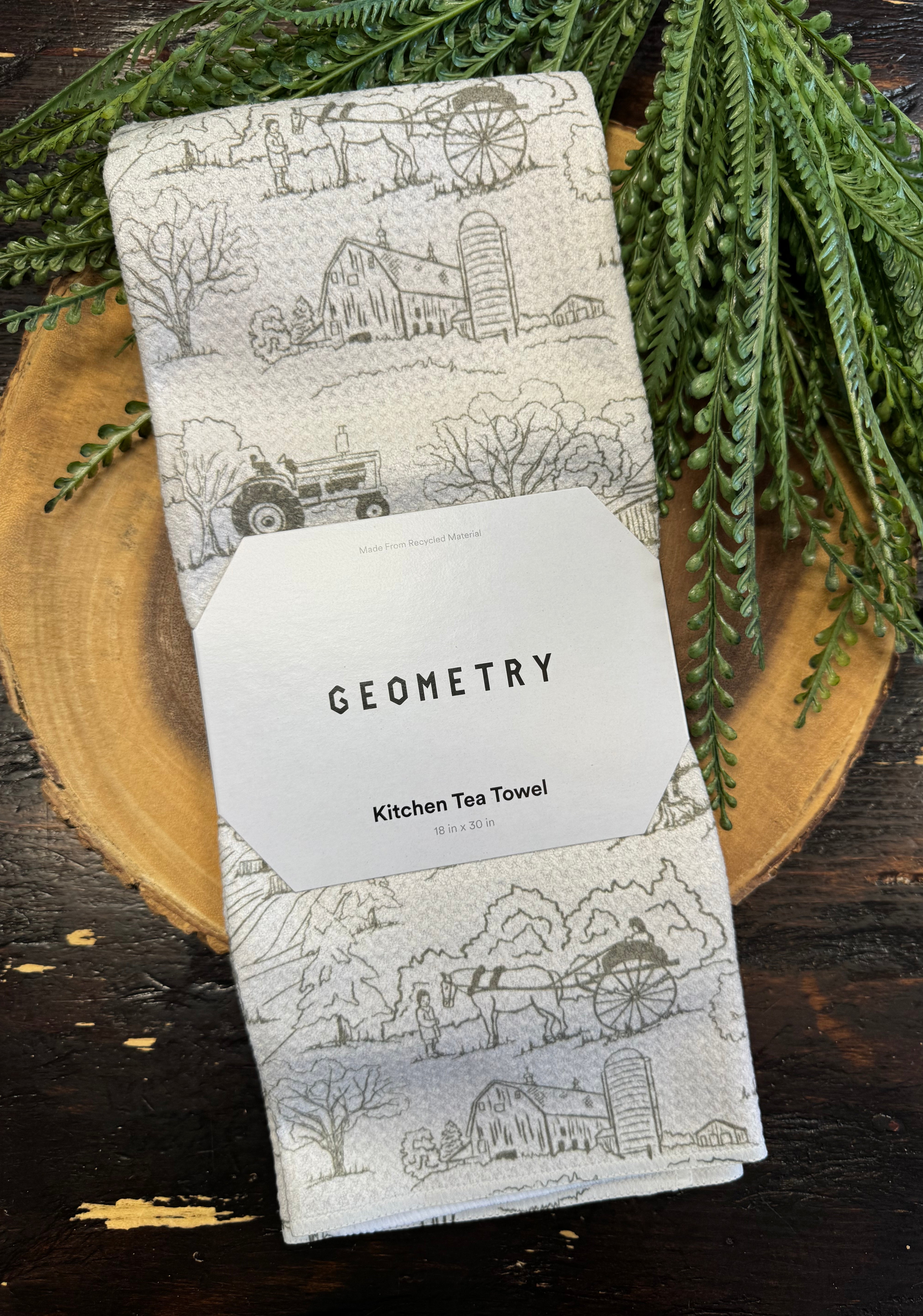 Geometry Tea Towel-dish cloth-geometry-The Silo Boutique, Women's Fashion Boutique Located in Warren and Grand Forks North Dakota