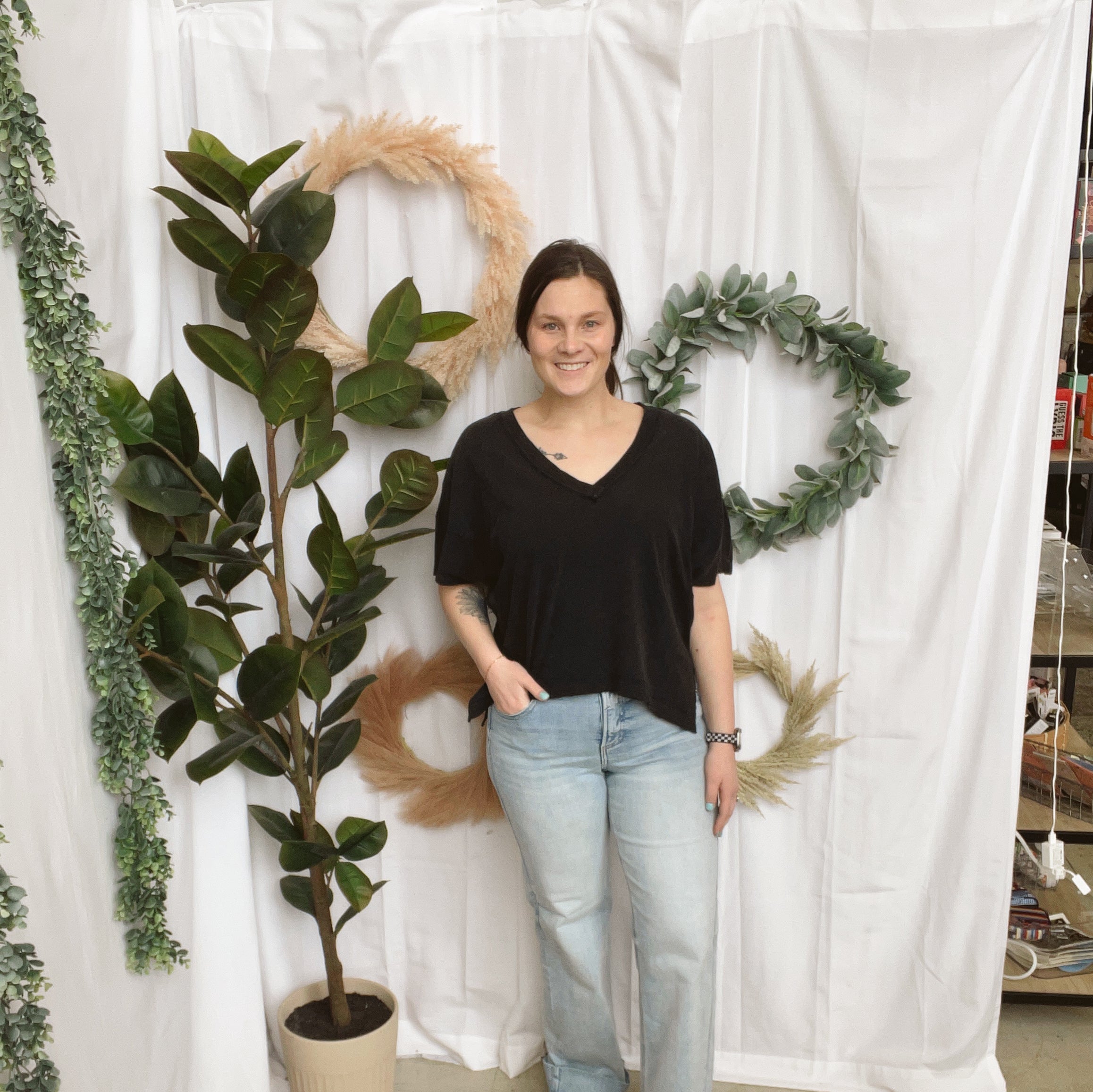 Risen Light Wash Cuff Jeans-Jeans-risen-The Silo Boutique, Women's Fashion Boutique Located in Warren and Grand Forks North Dakota