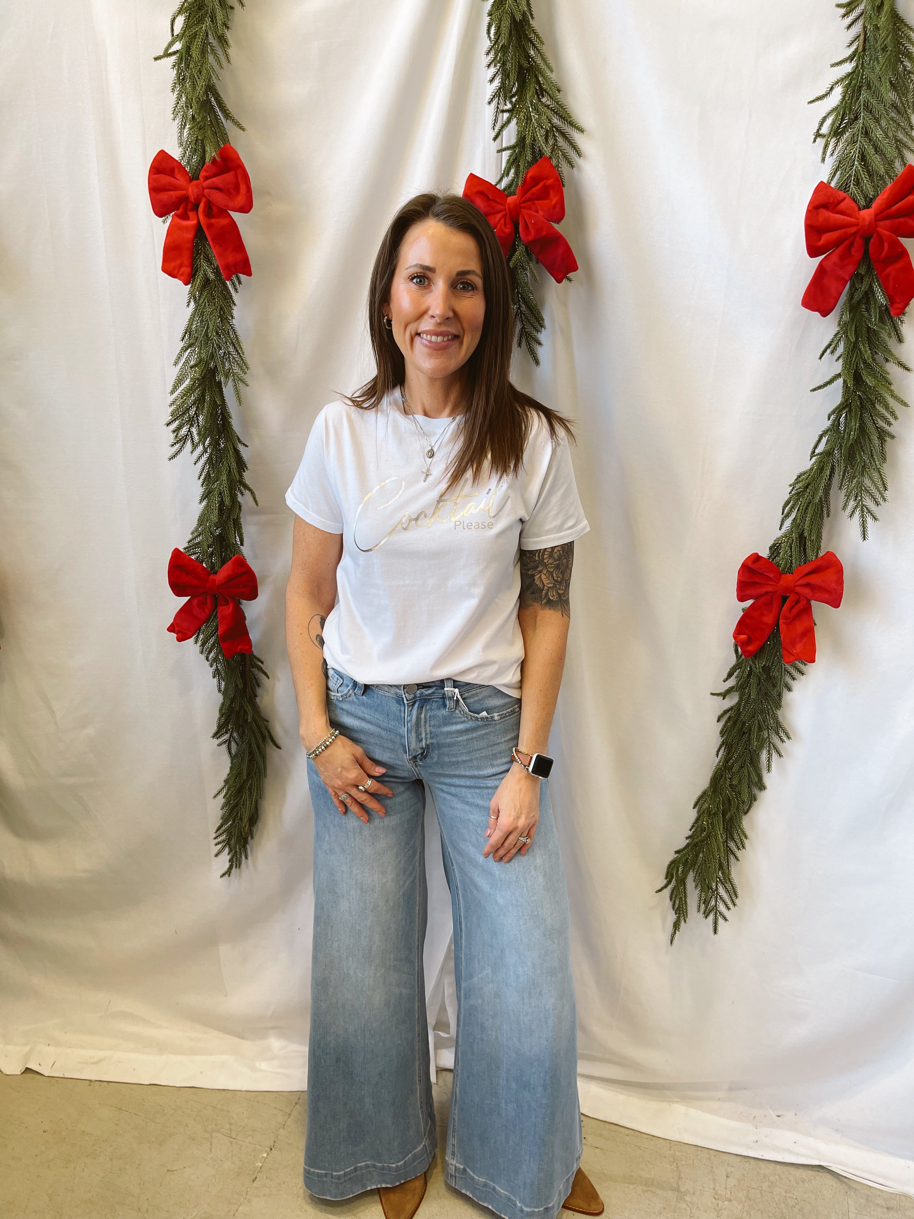 Elan Cocktail Graphic Tee-Graphic Tees-elan-The Silo Boutique, Women's Fashion Boutique Located in Warren and Grand Forks North Dakota