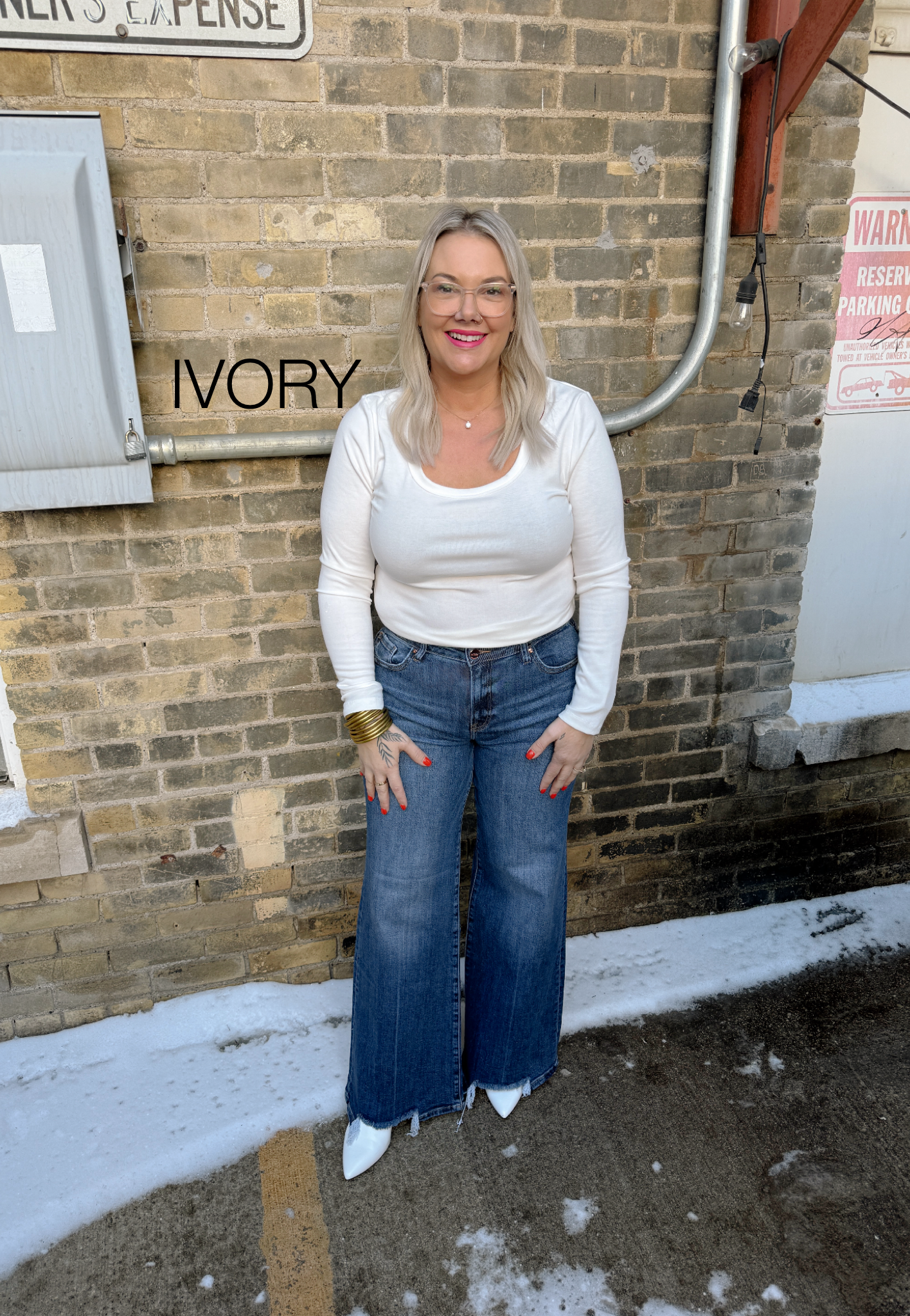 Be Cool Scoop Basic Long Sleeve Top-Long Sleeve Tops-be cool-The Silo Boutique, Women's Fashion Boutique Located in Warren and Grand Forks North Dakota