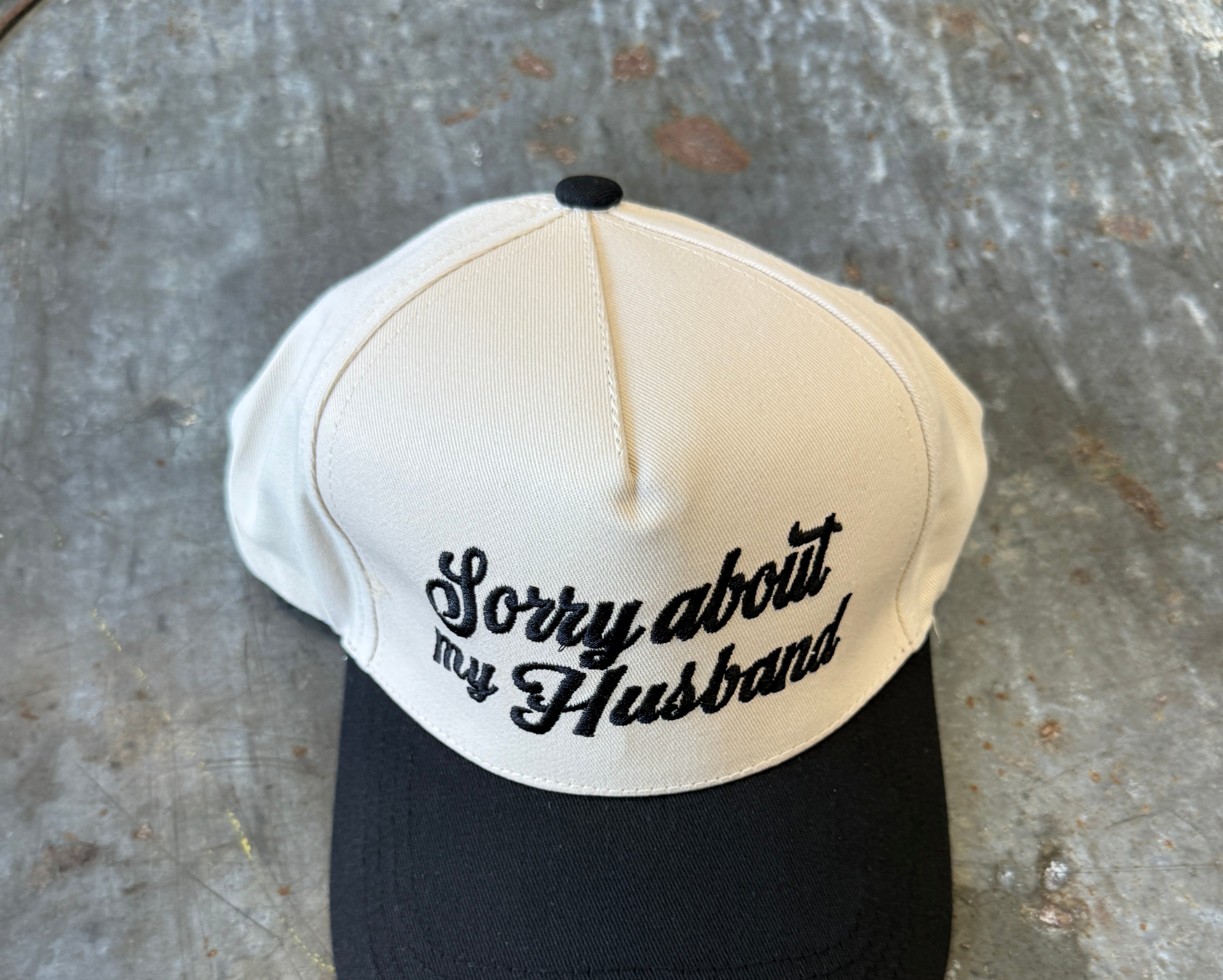 Sorry About My Husband Hat-Hats-Zenana-The Silo Boutique, Women's Fashion Boutique Located in Warren and Grand Forks North Dakota