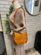 Joy Susan Annie Whipstitch Crossbody Purse-Whiskey-Purses-joy susan-The Silo Boutique, Women's Fashion Boutique Located in Warren and Grand Forks North Dakota