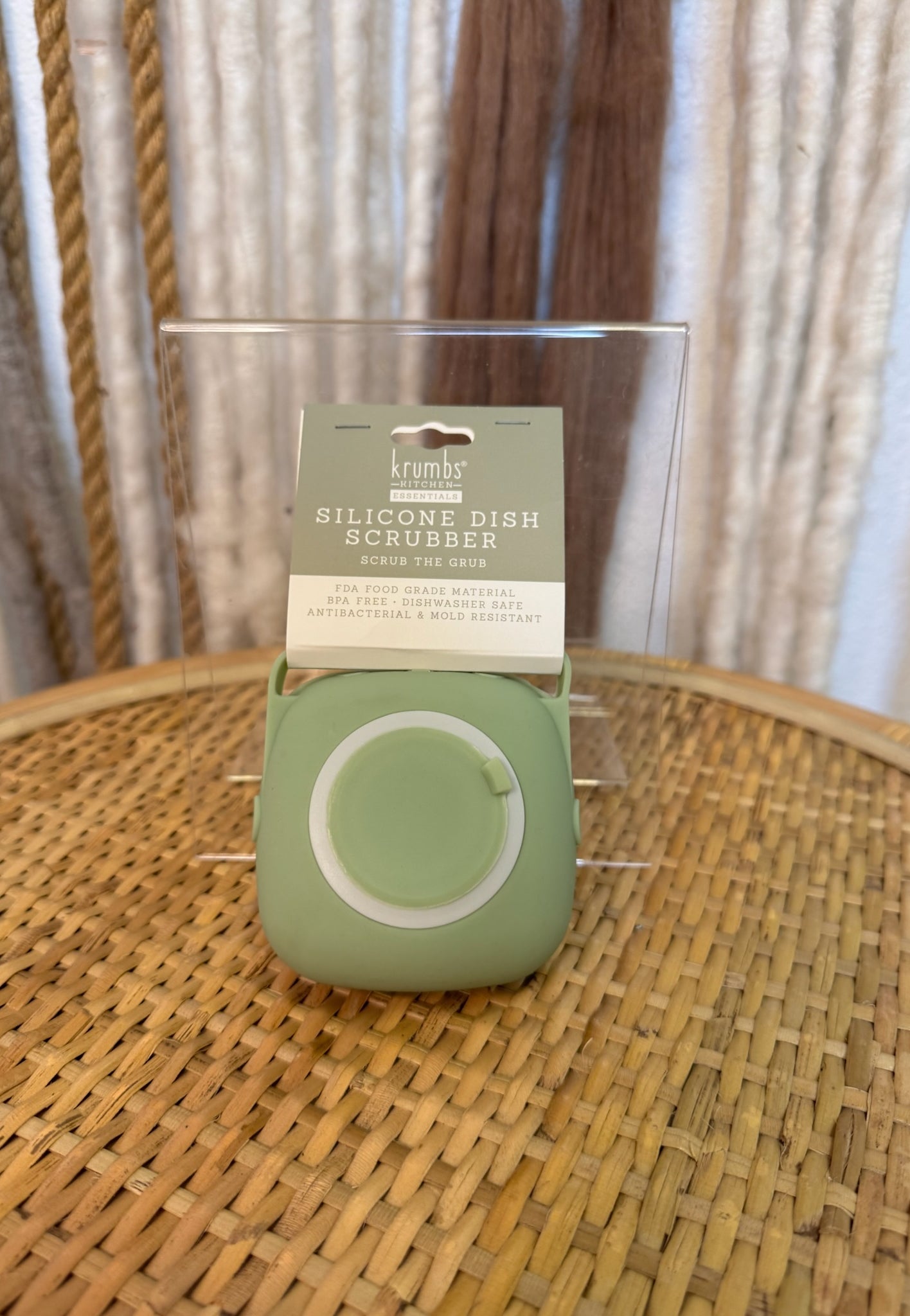 Krumbs Kitchen Silicone Dish Scrubber-Scrubbers-dm-The Silo Boutique, Women's Fashion Boutique Located in Warren and Grand Forks North Dakota