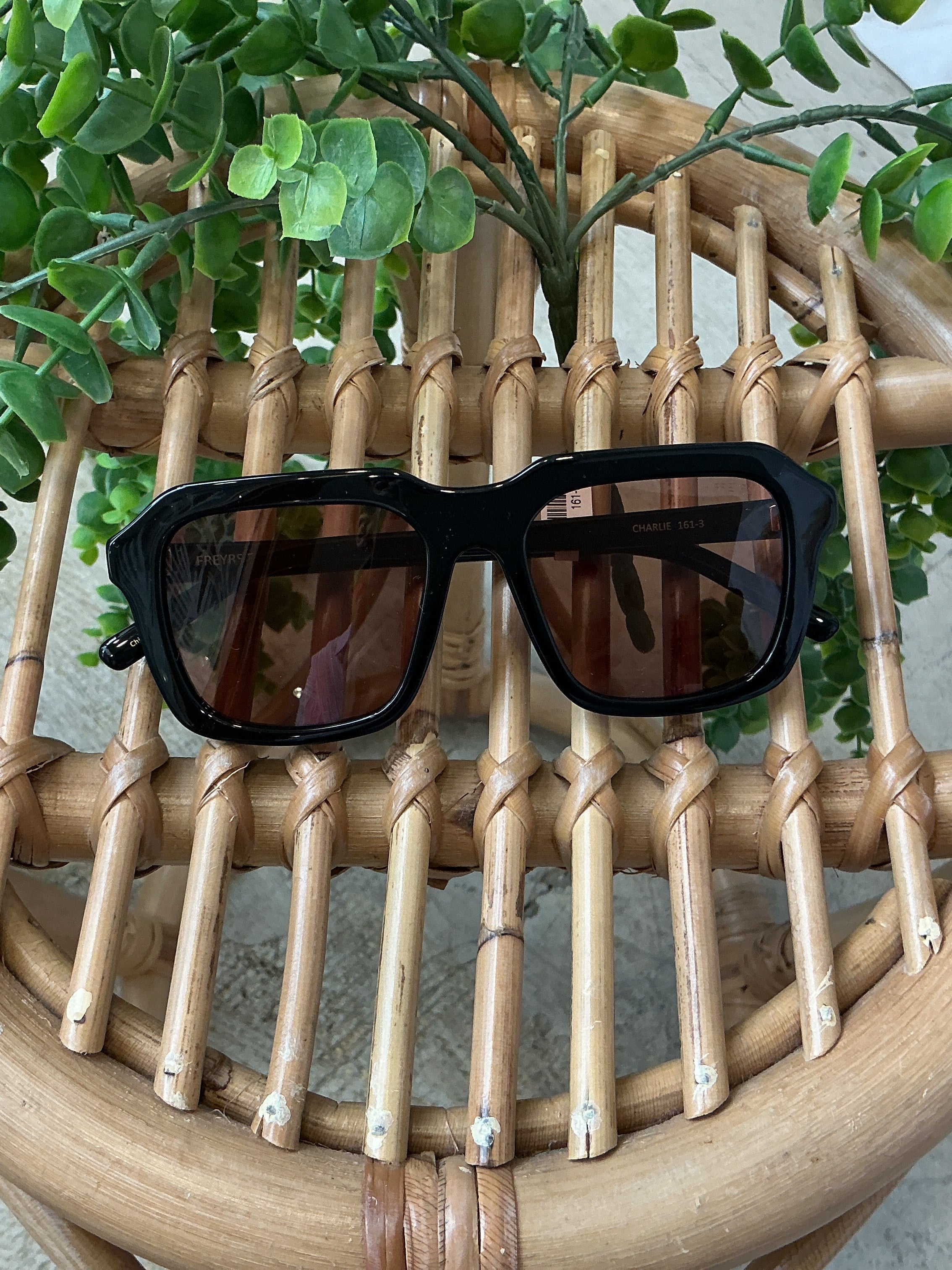 Freyrs Charlie Sunglasses-Black-Sunglasses-freyers-The Silo Boutique, Women's Fashion Boutique Located in Warren and Grand Forks North Dakota