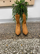 Camel Knit Chelsey Boot-Boots-lazyshoe-The Silo Boutique, Women's Fashion Boutique Located in Warren and Grand Forks North Dakota