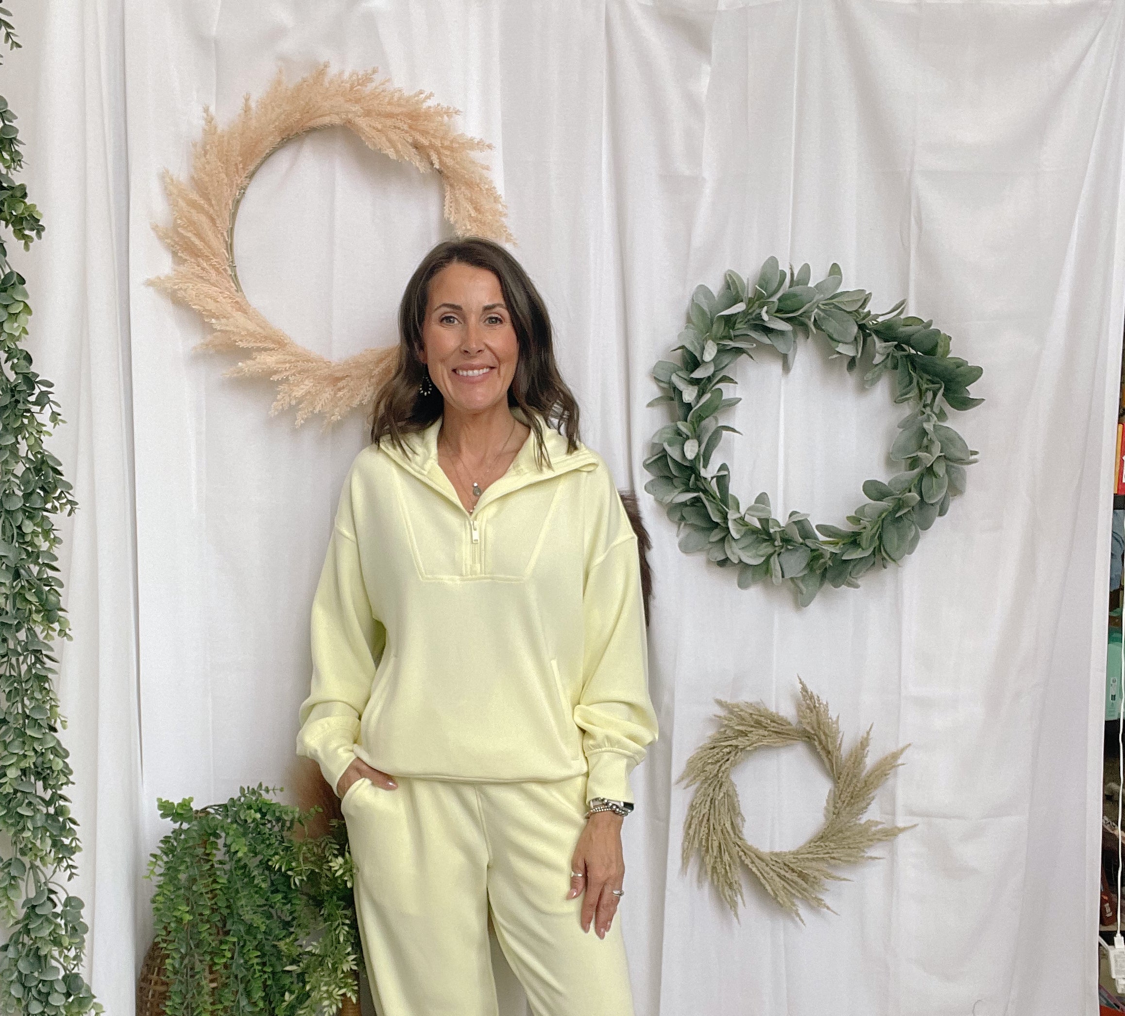Rae Mode Quarter Zip Scuba Pullover-Lemonilla-Sweatshirts-rae mode-The Silo Boutique, Women's Fashion Boutique Located in Warren and Grand Forks North Dakota