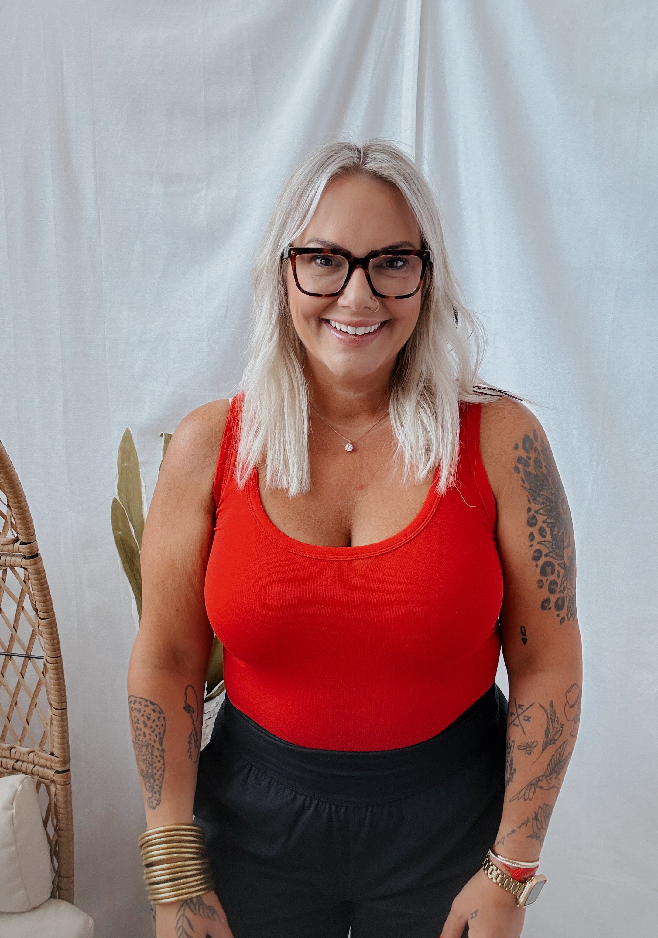 Mono Scoop Tank Top-Tank Tops-mono b-The Silo Boutique, Women's Fashion Boutique Located in Warren and Grand Forks North Dakota