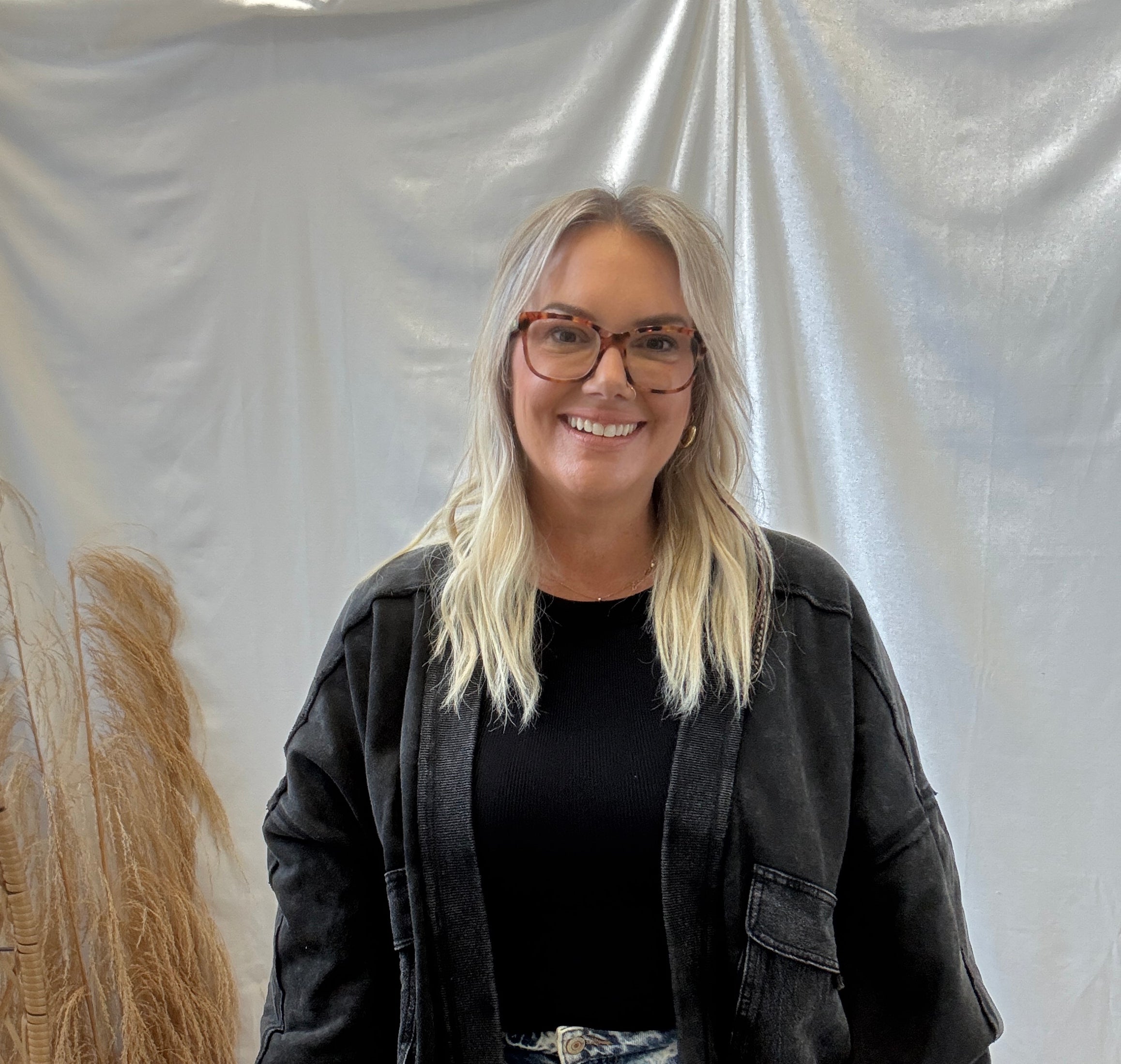 Ash Black Seam Cardigan-Cardigans-eesome-The Silo Boutique, Women's Fashion Boutique Located in Warren and Grand Forks North Dakota