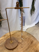 Joss Pearl and Gold Bag Charm-Purses-joss-The Silo Boutique, Women's Fashion Boutique Located in Warren and Grand Forks North Dakota