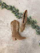 Miracle Miles Flora Boots-Taupe-Boots-miracle mile-The Silo Boutique, Women's Fashion Boutique Located in Warren and Grand Forks North Dakota