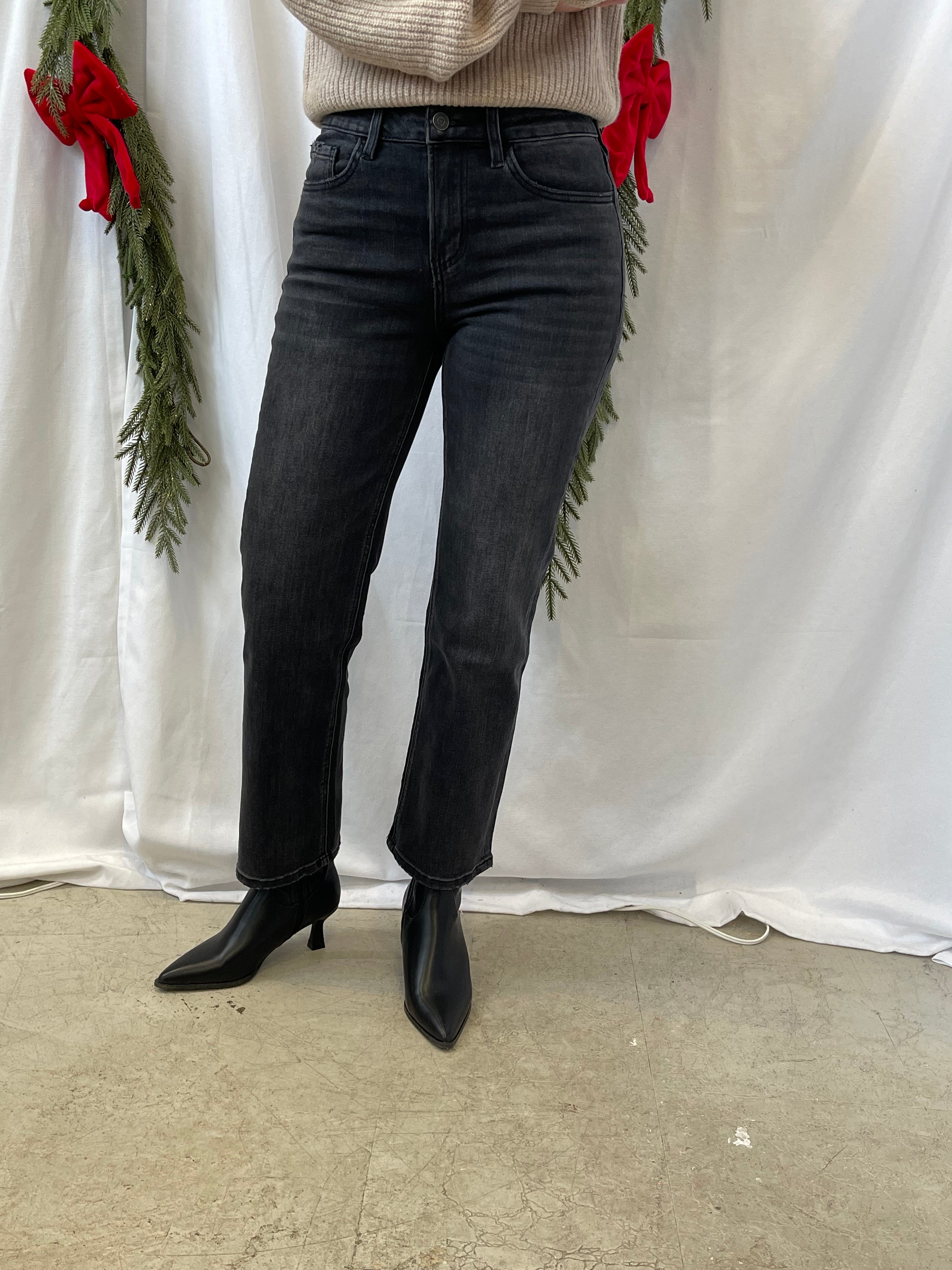 Flying Monkey Luminary Black Jeans-Jeans-flying monkey-The Silo Boutique, Women's Fashion Boutique Located in Warren and Grand Forks North Dakota