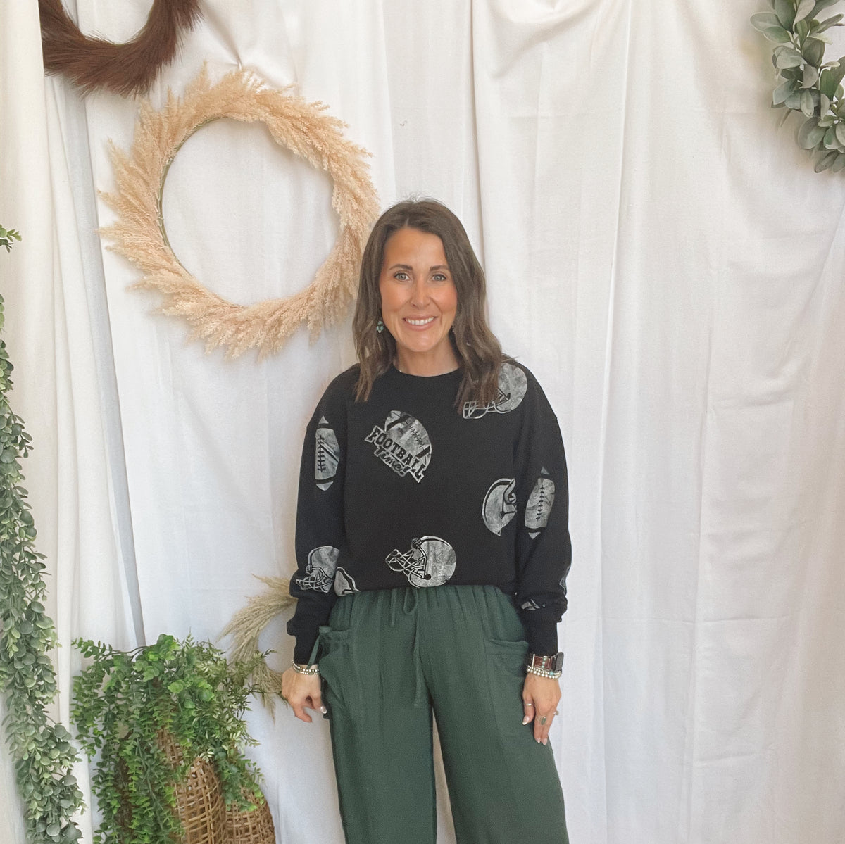 Jane Vintage Gauze Pants-Jade-Pants-jade by jane-The Silo Boutique, Women's Fashion Boutique Located in Warren and Grand Forks North Dakota