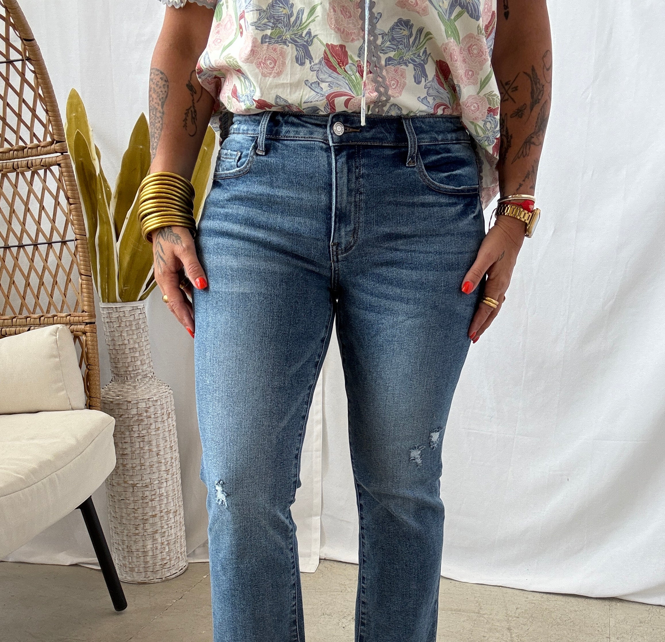 Lovervet Empathy Crop Jeans-Final Sale-Jeans-lovervet-The Silo Boutique, Women's Fashion Boutique Located in Warren and Grand Forks North Dakota