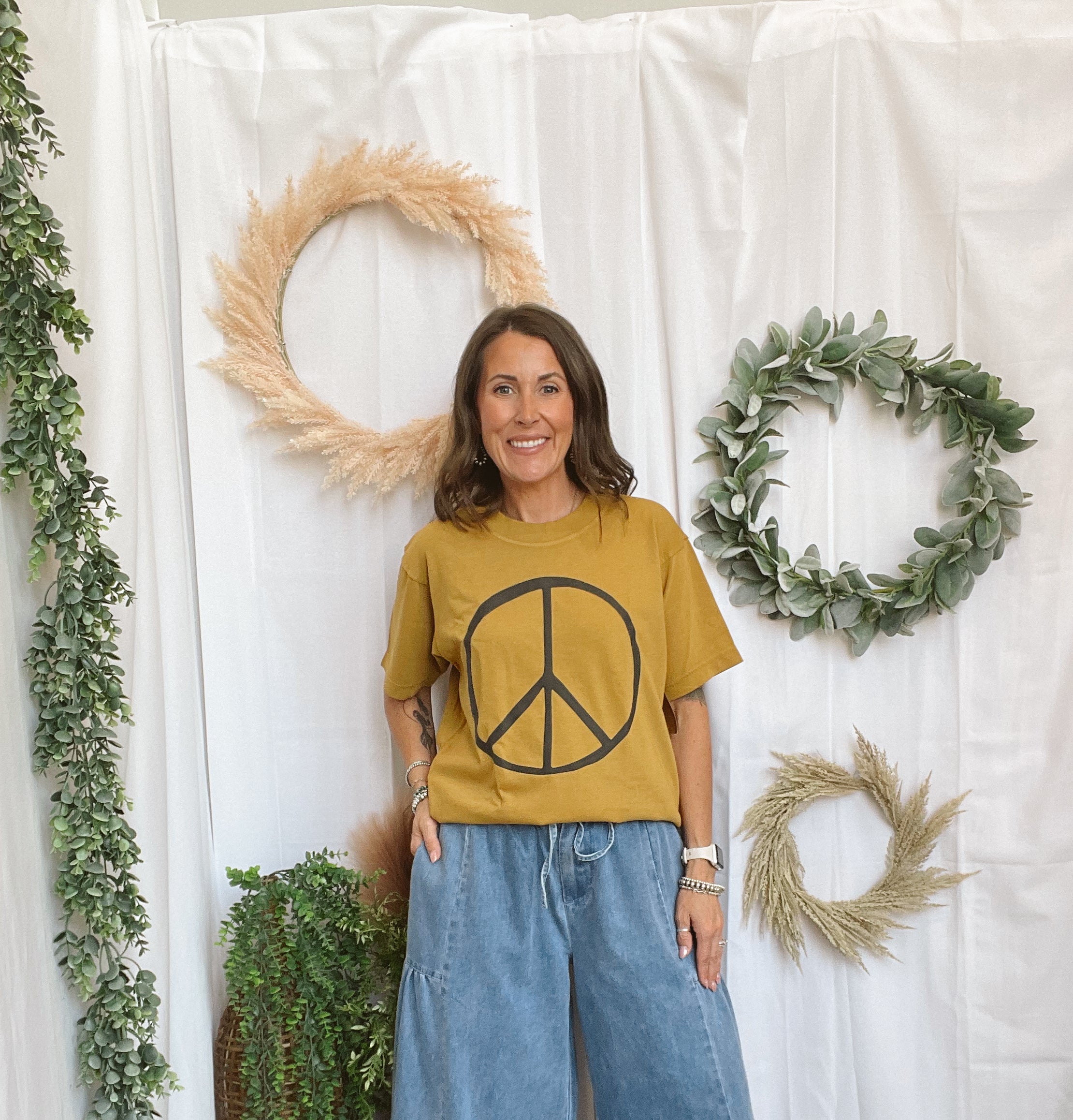 Blakeley Echo Boho Pants-Jeans-blakeley-The Silo Boutique, Women's Fashion Boutique Located in Warren and Grand Forks North Dakota